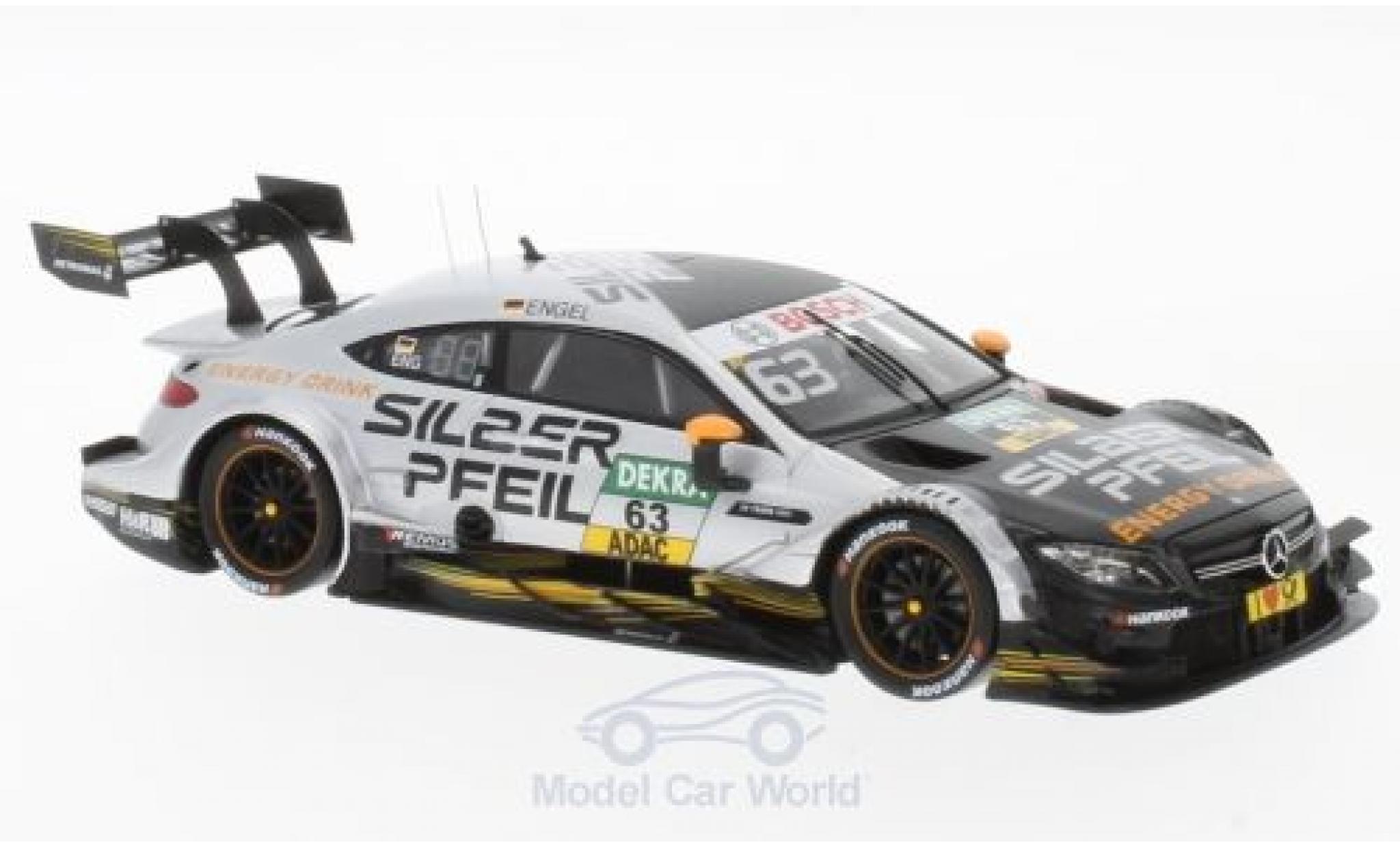Mercedes Classe C DTM 1/43 Spark AMG C 63 DTM No.63 -AMG DTM Team HWA Silberpfeil DTM 2017 M.Engel modelauto