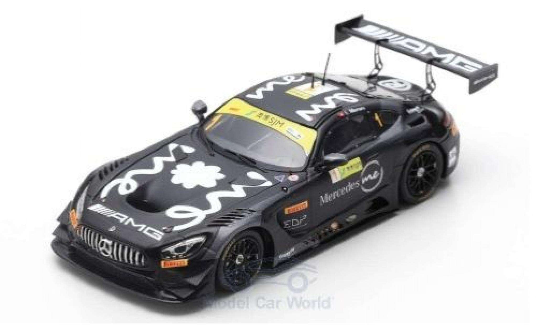 Mercedes AMG GT 1/43 Spark 3 No.1 AMG Team GruppeM Racing Fia GT World Cup Macau 2018 E.Mortara modelauto
