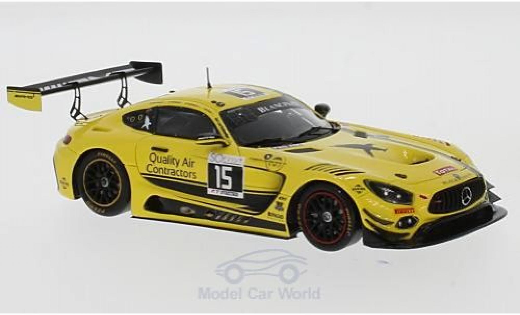 Mercedes AMG GT 1/43 Spark 3 No.15 Black Falcon 24h Spa 2017 D.Chaponik/B.Sandberg/S.Heckert/J.Bleekemolen modelauto