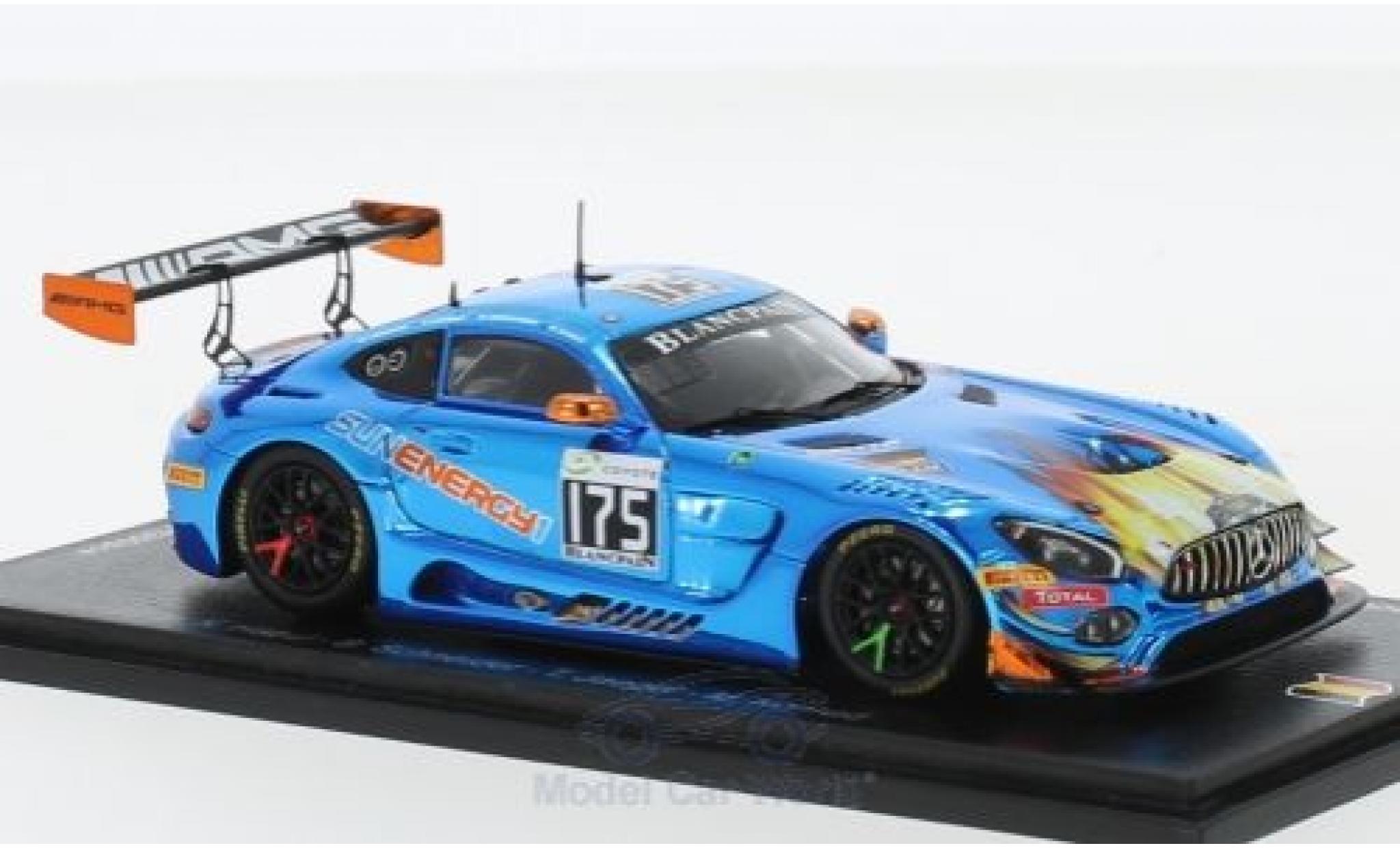 Mercedes AMG GT 1/43 Spark 3 No.175 Sun Energy 1 Team HTP Motorsport 24h Spa 2018 K.Habul/B.Schneider/T.J&auml;ger/M.Konrad modelauto