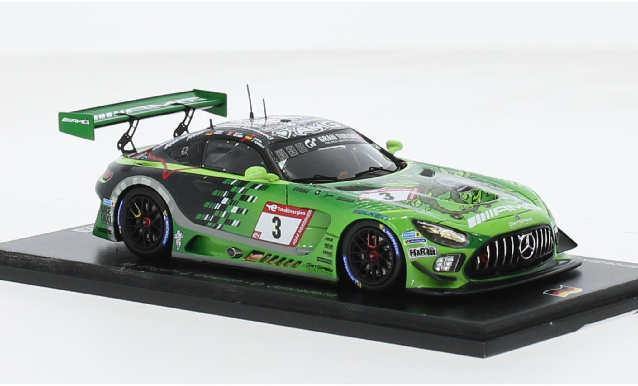 Mercedes AMG GT 1/43 Spark 3 No.3 AMG Team GetSpeed 24h N&uuml;rburgring 2023 1:43 modelauto