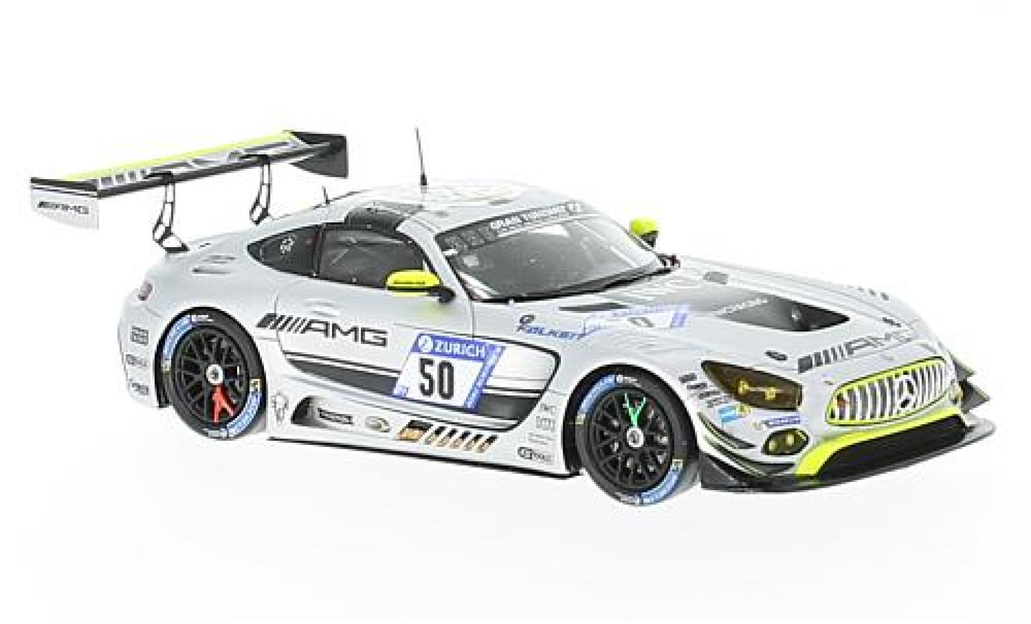 Mercedes AMG GT 1/43 Spark 3 No.50 -AMG Team HTP Motorsport 24h N&uuml;rburgring 2017 D.Baumann/M.Buhk/E.Mortara/E.Sandstr&ouml;m modelauto