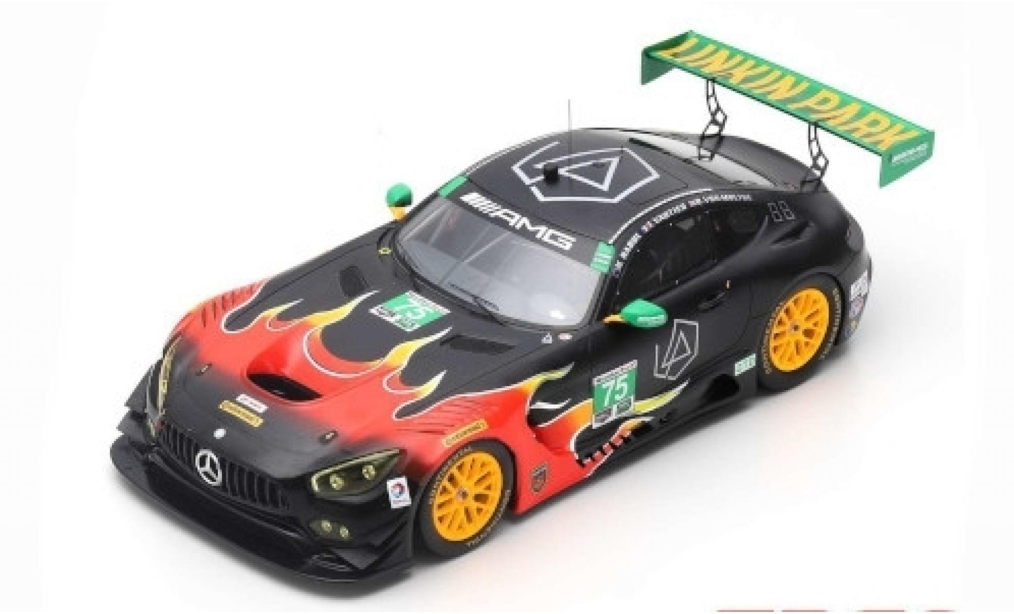 Mercedes AMG GT 1/64 Spark 3 No.75 SunEnergy1 Racing Petit Le Mans 2017 T.Vautier/K.Habul/D. Von Moltke modelauto