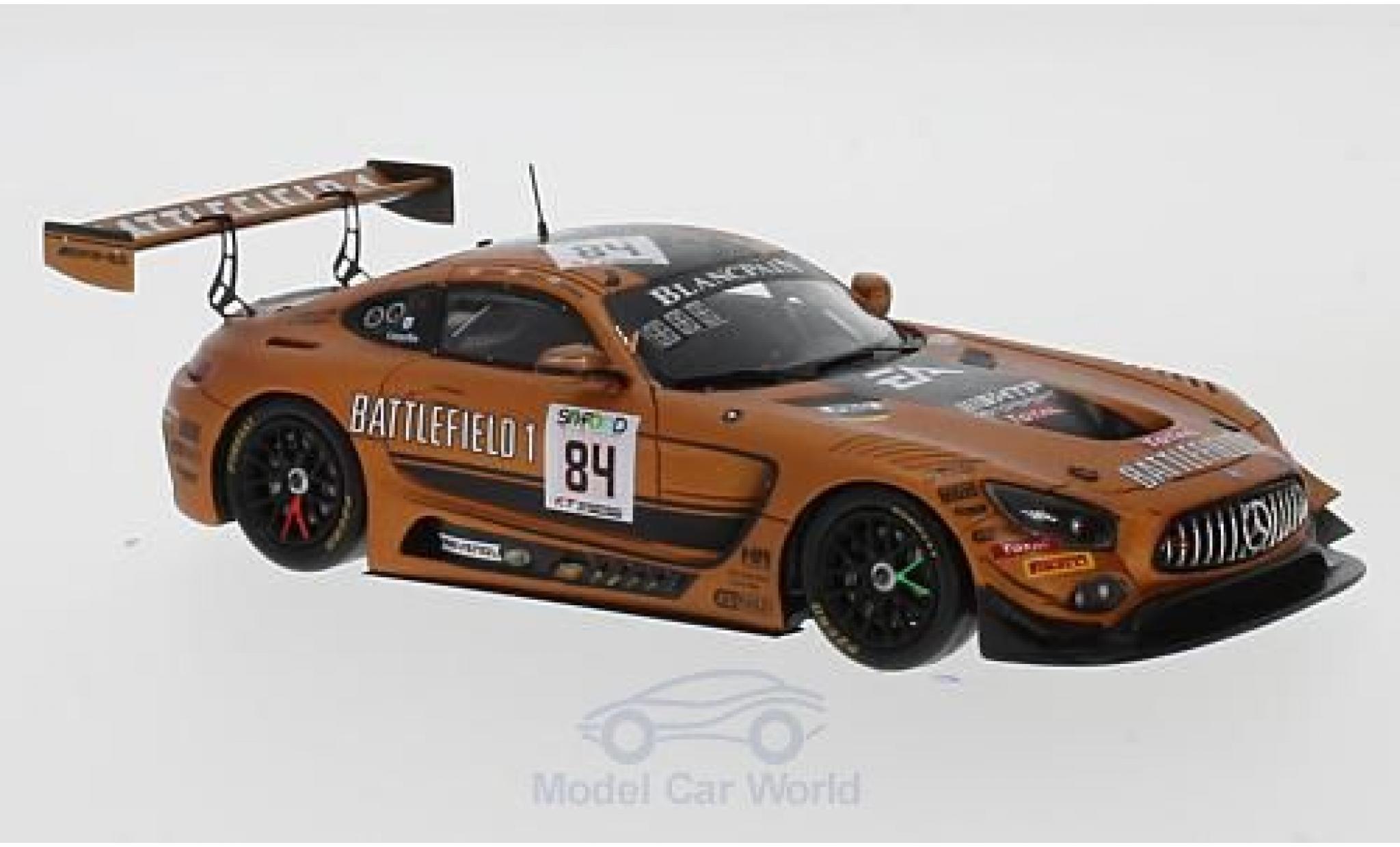 Mercedes AMG GT 1/43 Spark 3 No.84 HTP Motorsport 24h Spa 2017 J.Eriksson/M.Buhk/F.Perera modelauto