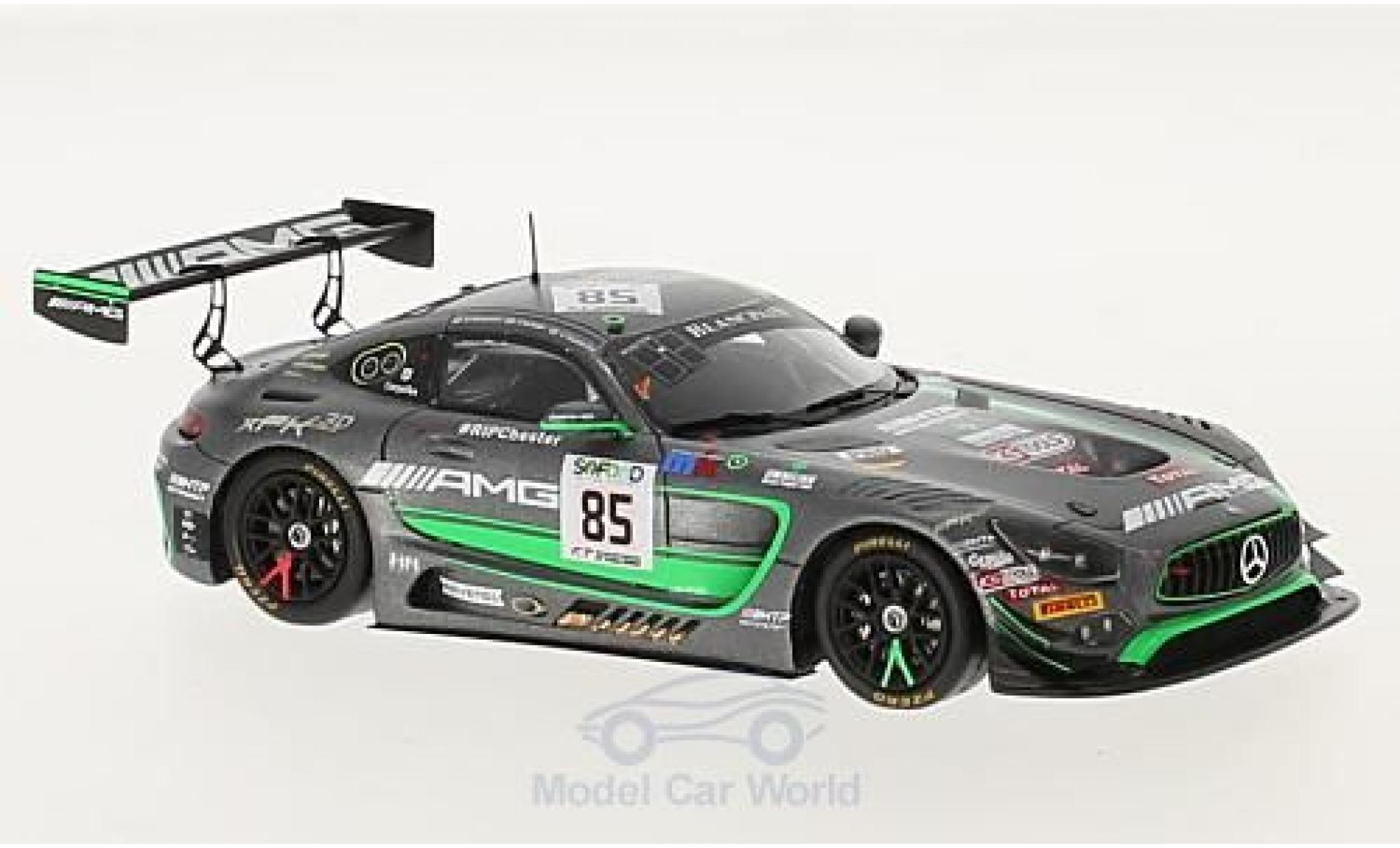 Mercedes AMG GT 1/43 Spark 3 No.85 HTP Motorsport 24h Spa 2017 E.Sandstr&ouml;m/F.Schiller/D.Baumann modelauto
