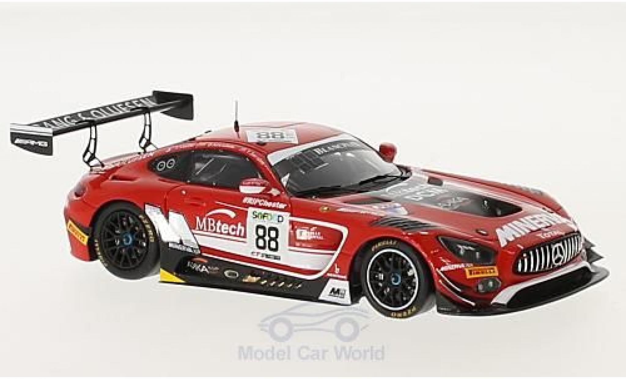 Mercedes AMG GT 1/43 Spark 3 No.88 AKKA ASP 24h Spa 2017 F.Serralles/D.Juncadella/T.Vautier modelauto