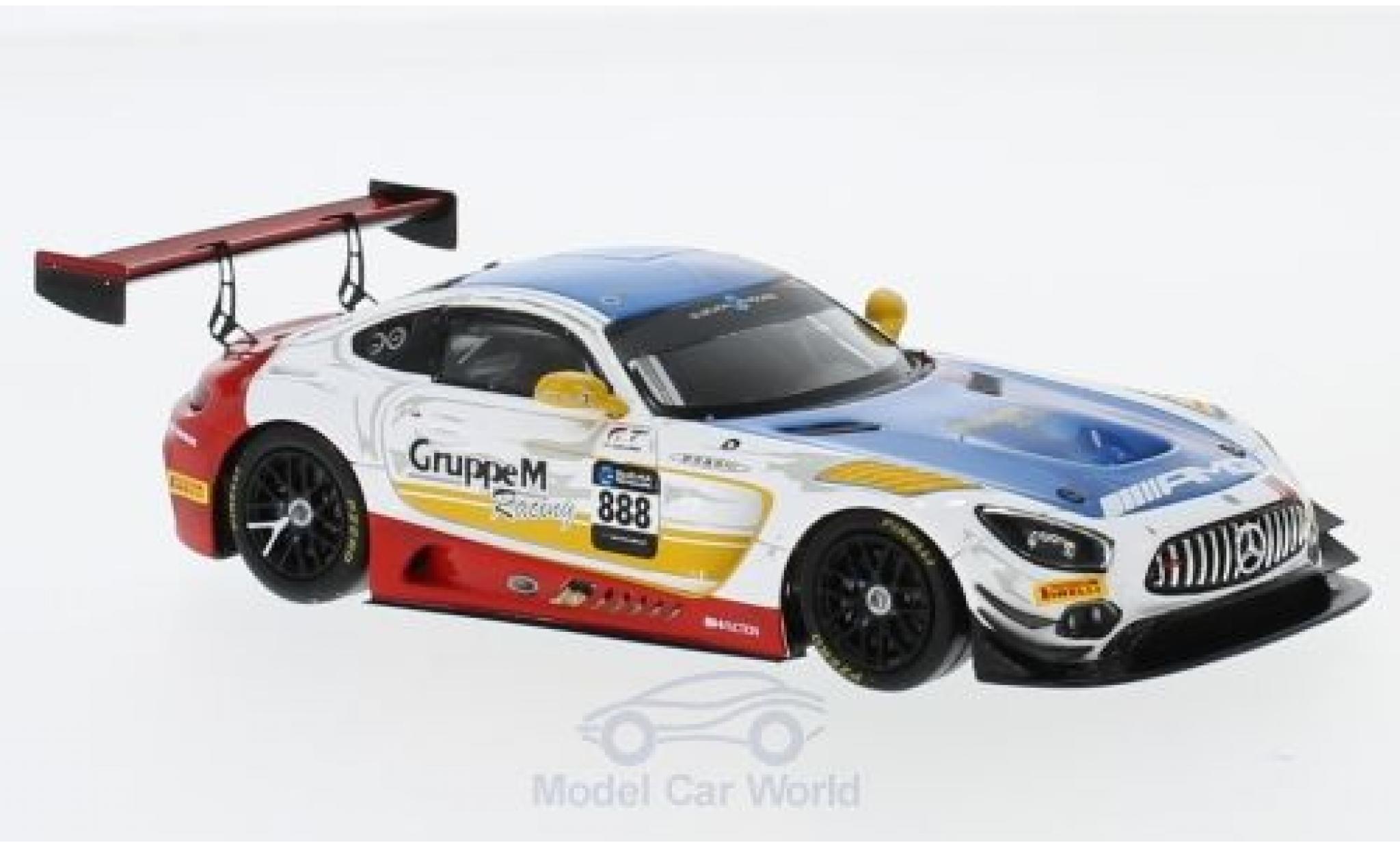 Mercedes AMG GT 1/43 Spark 3 No.888 -AMG Team GruppeM Racing 10H Suzuka 2018 T.Vautier/M.Engel/R.Marciello modelauto