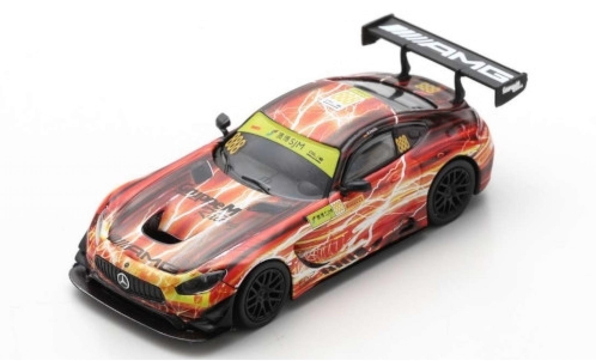 Mercedes AMG GT 1/43 Spark 3 No.888 -AMG Team GruppeM Racing Fia GT World Cup Macau 2019 M.Engel modelauto