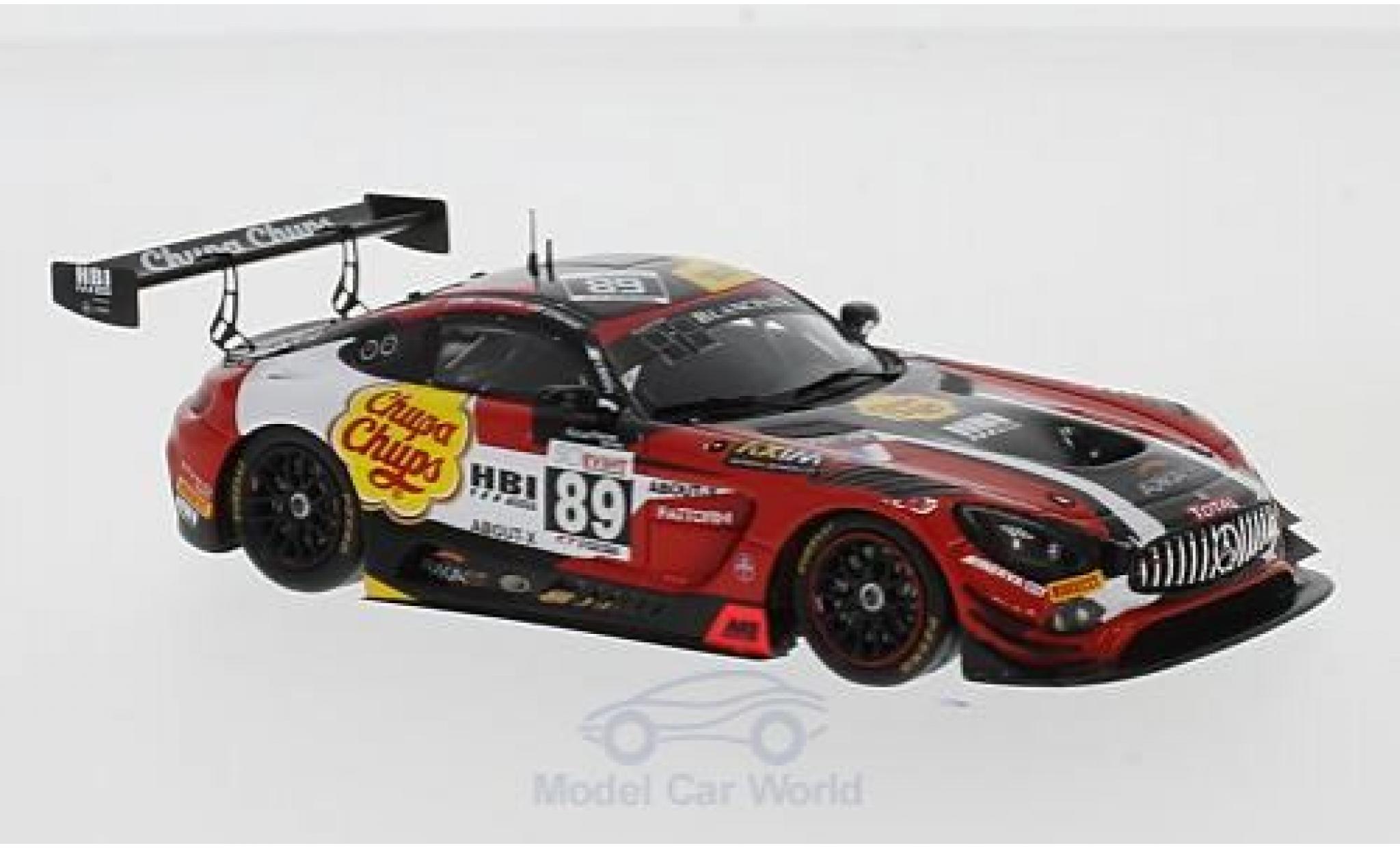 Mercedes AMG GT 1/43 Spark 3 No.89 AKKA ASP 24h Spa 2017 D.Perfetti/A.Fontana/L.Badey/N.Bastian modelauto