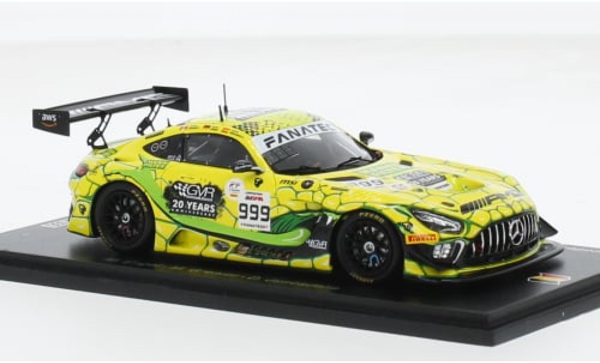 Mercedes AMG GT 1/43 Spark 3 No.999 AMG Team GruppeM Racing 24h Spa 2023 1:43 modelauto