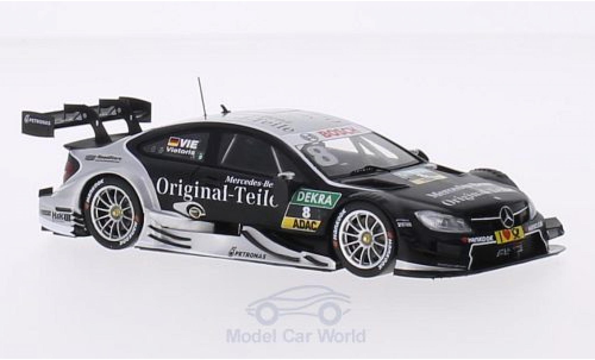 Mercedes Classe C DTM 1/43 Spark C63 AMG DTM No.8 -Benz Original-Teile DTM C.Vietoris modelauto