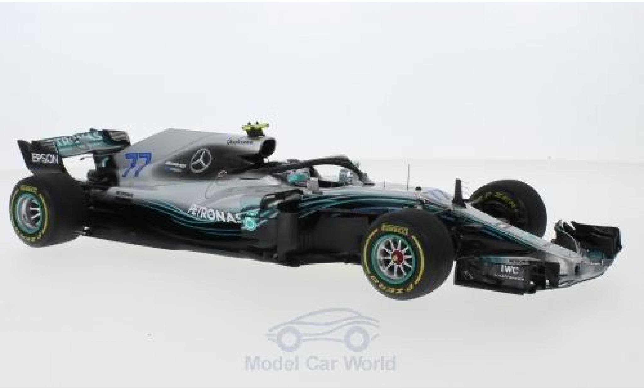 Mercedes F1 1/18 Spark W09 EQ Power+ No.77 AMG Petronas Motorsport Formel 1 GP China 2018 V.Bottas modelauto