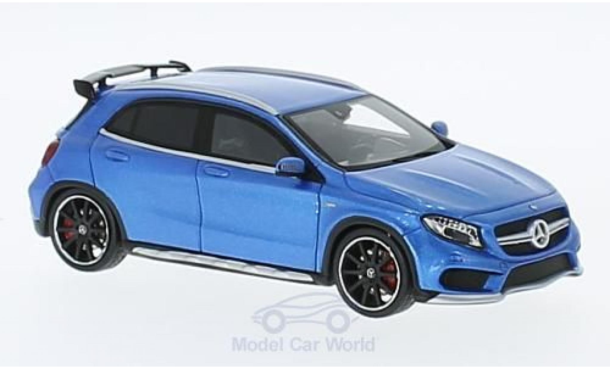 Mercedes Classe GLA 1/43 Spark GLA 45 AMG metallic blauw 2015 modelauto