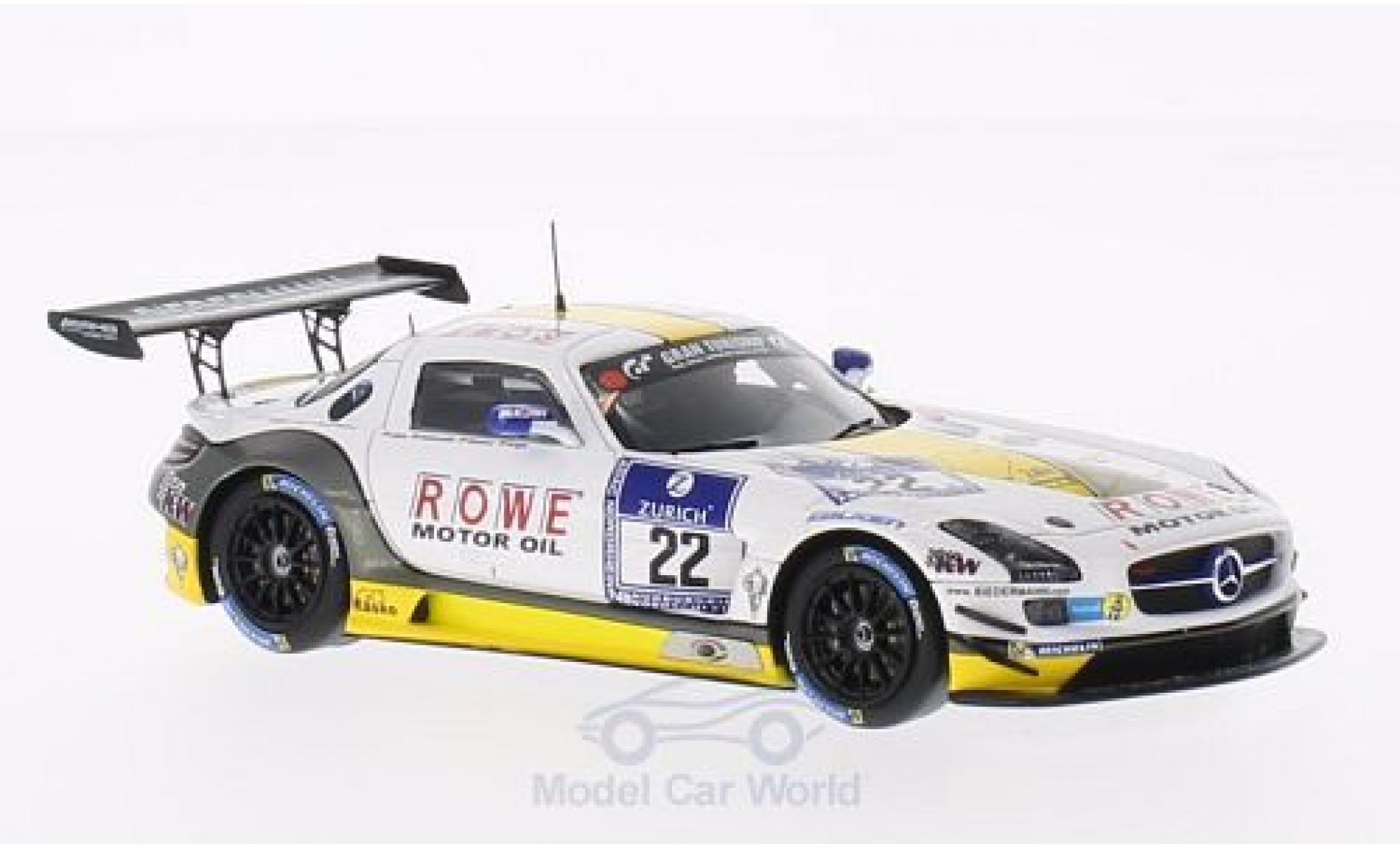 Mercedes SLS 1/43 Spark AMG GT3 No.22 Rowe Racing 24h N&uuml;rburgring 2014 M.Zehe/C.Hohenadel/N.Bastian/M.Engel modelauto