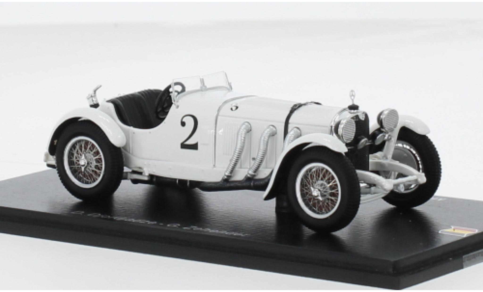 Mercedes SSK 1/43 Spark No.2 24h Spa 1931 1:43 modelauto