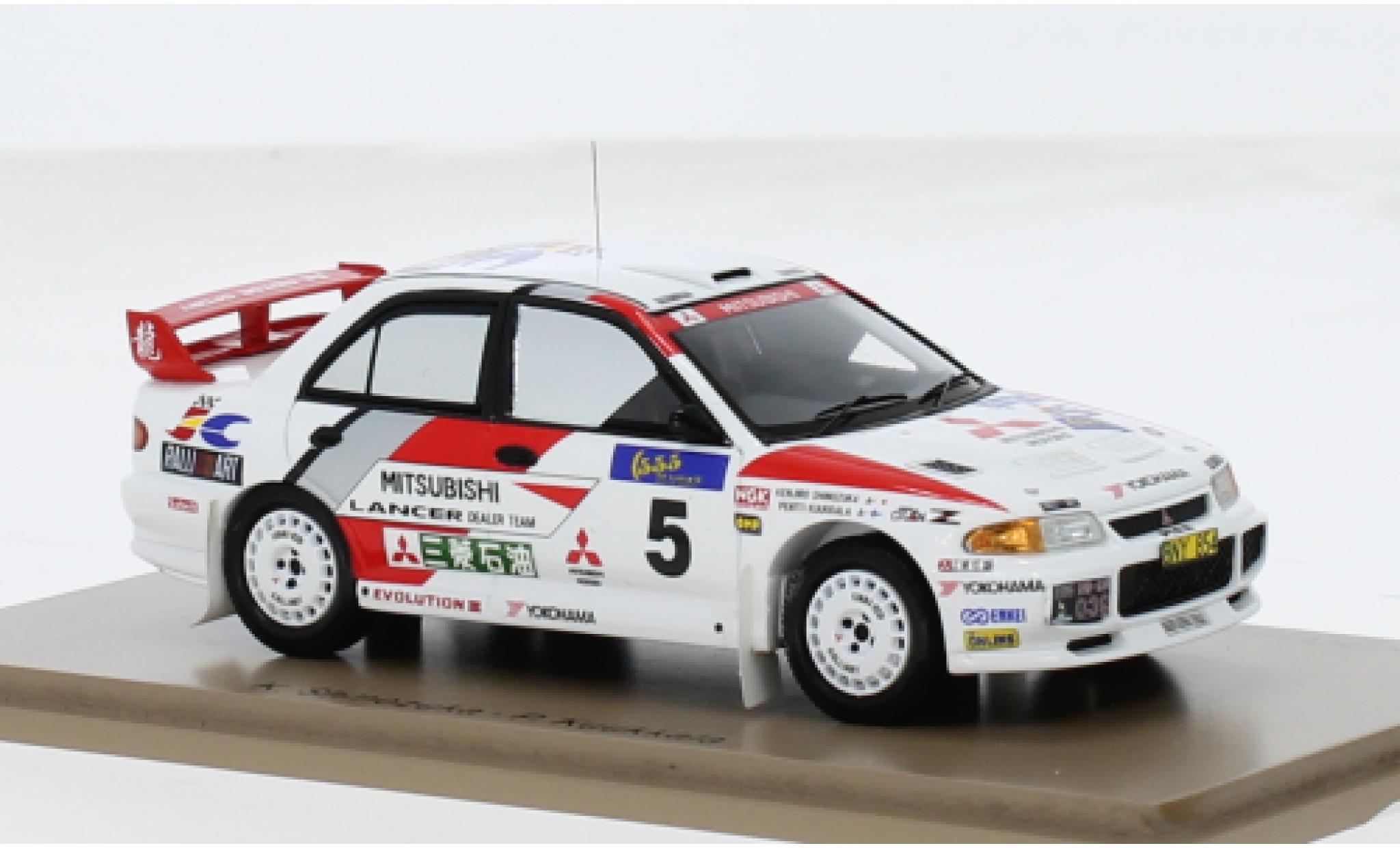 Mitsubishi Lancer 1/43 Spark Evolution III No.5 Rallye Hong Kong - Peking 1995 1:43 modelauto