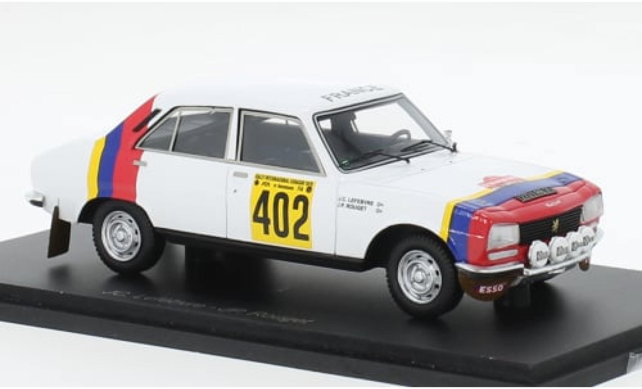 Peugeot 504 1/43 Spark No.402 Rally Codasur 1979 1:43 modelauto