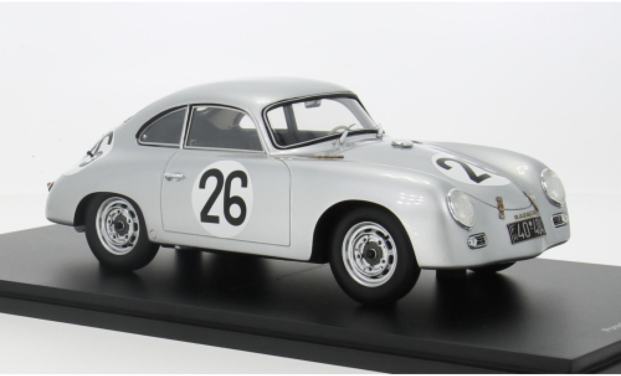 Porsche 356 1/18 Spark No.26 24h Le Mans 1956 1:18 modelauto