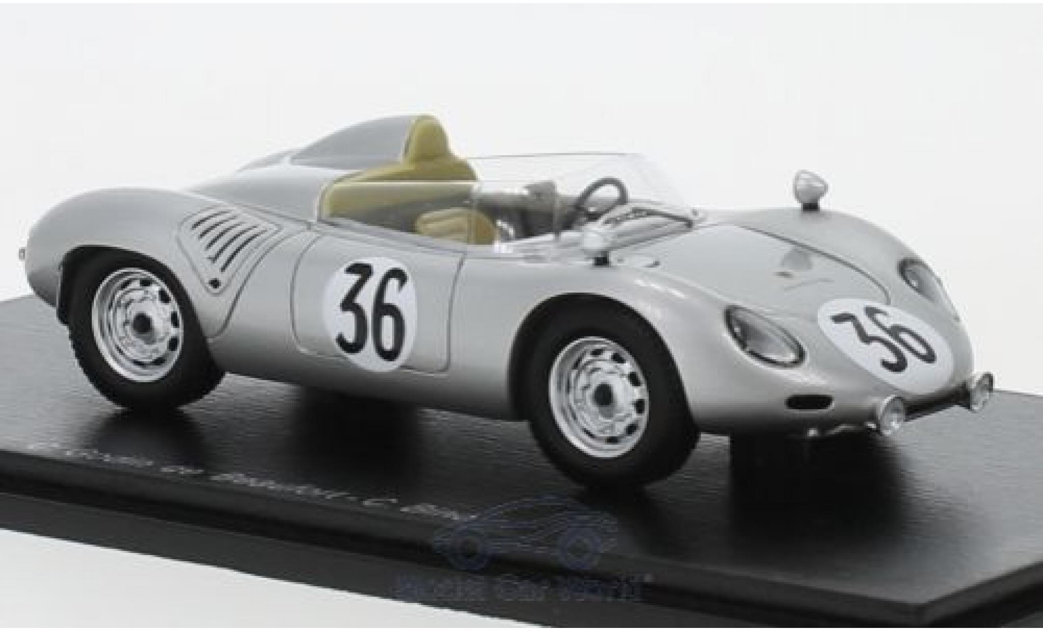 Porsche 718 1/43 Spark RSK No.36 24h Le Mans 1959 C.Godin de Beaufort/C.Heins modelauto