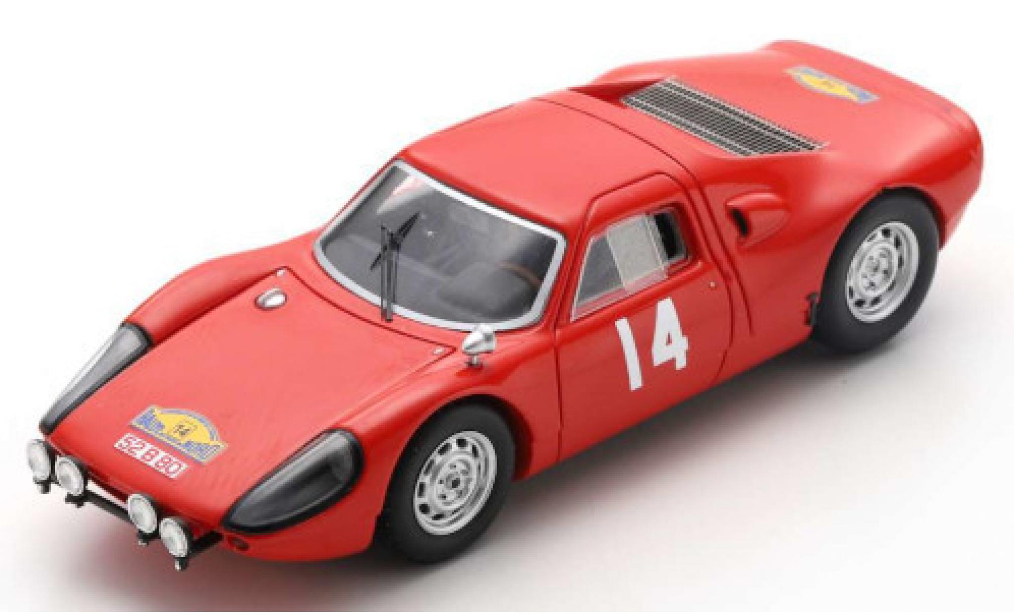 Porsche 904 1965 1/43 Spark GTS No.14 Rallye des Routes du Nord 1965 E.Meert/Pedro modelauto