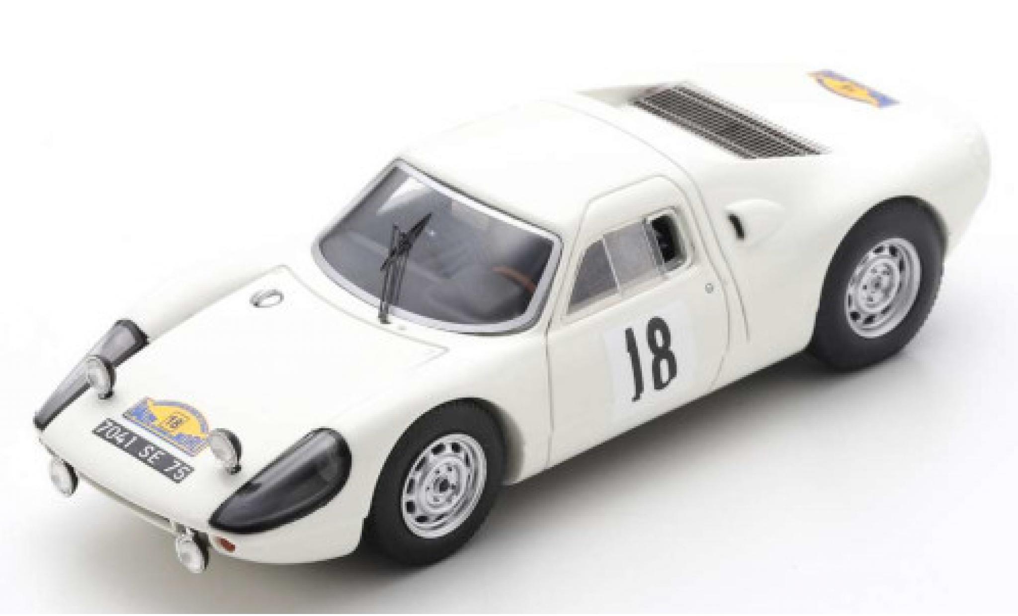 Porsche 904 1/43 Spark GTS No.18 Rallye des Routes du Nord 1966 J.Schlesser/A.Schlesser modelauto