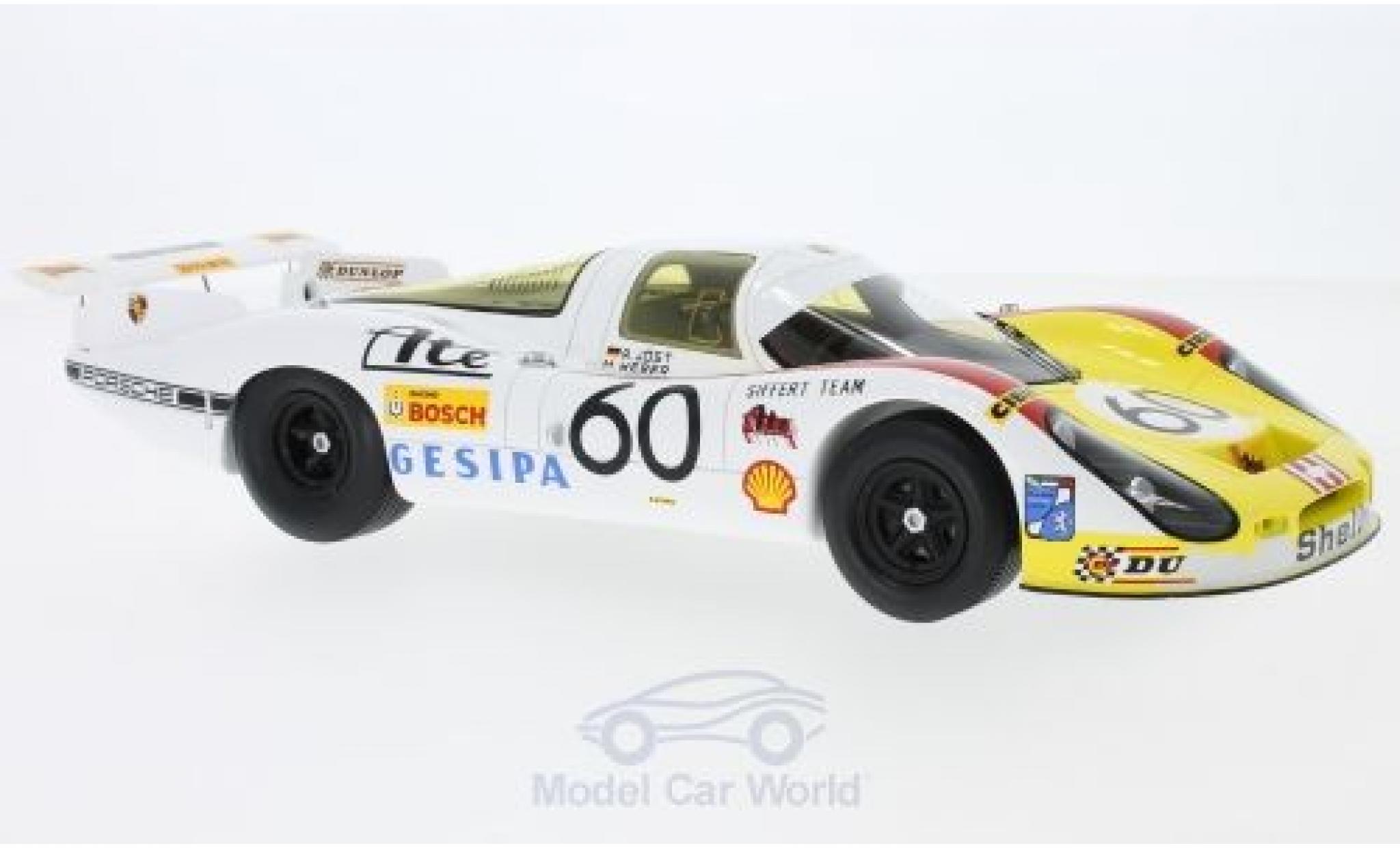 Porsche 908 1972 1/18 Spark /01 LH No.60 24h Le Mans 1972 R.J&ouml;est/M.Casoni/M.Weber modelauto