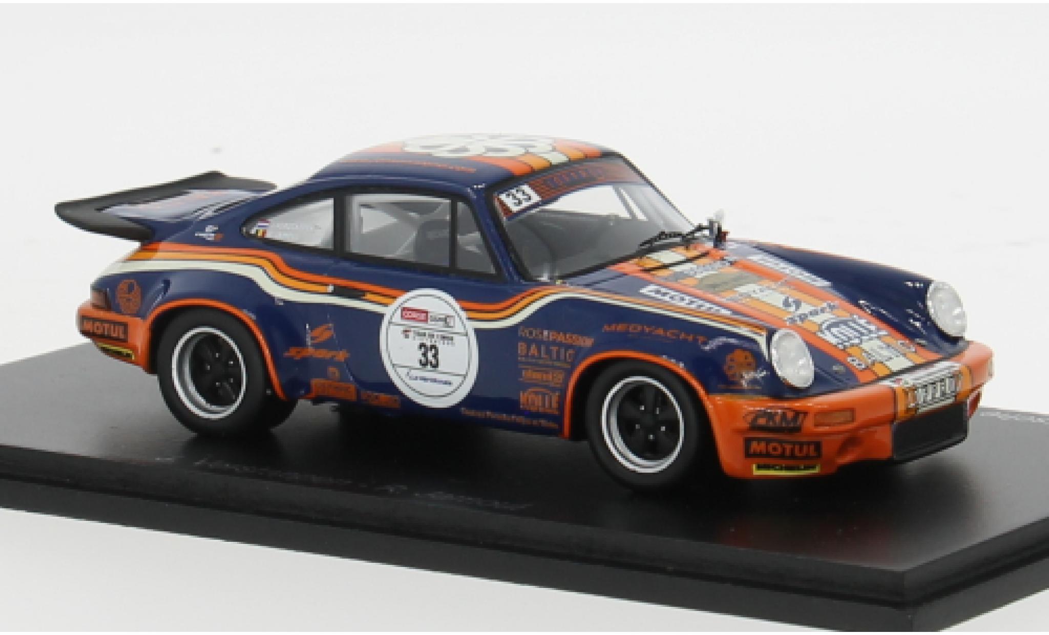 Porsche 911 1/43 Spark 3.0 RS Tour de Corse Historique 2024 #33 1:43 modelauto