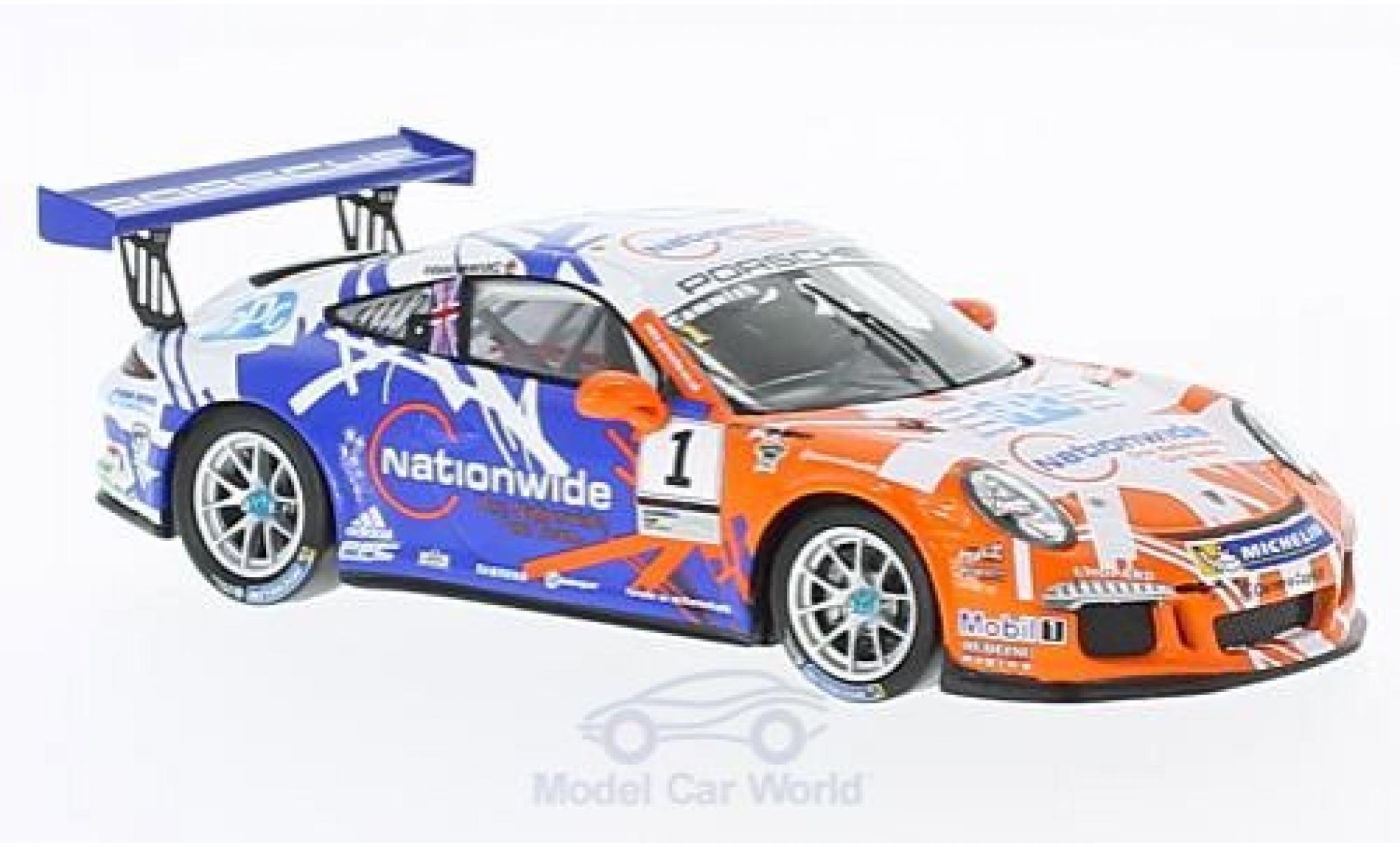 Porsche 991 SC 1/43 Spark 911 () Carrera Cup No.1 Carrera Cup Britain 2016 D.Cammish modelauto