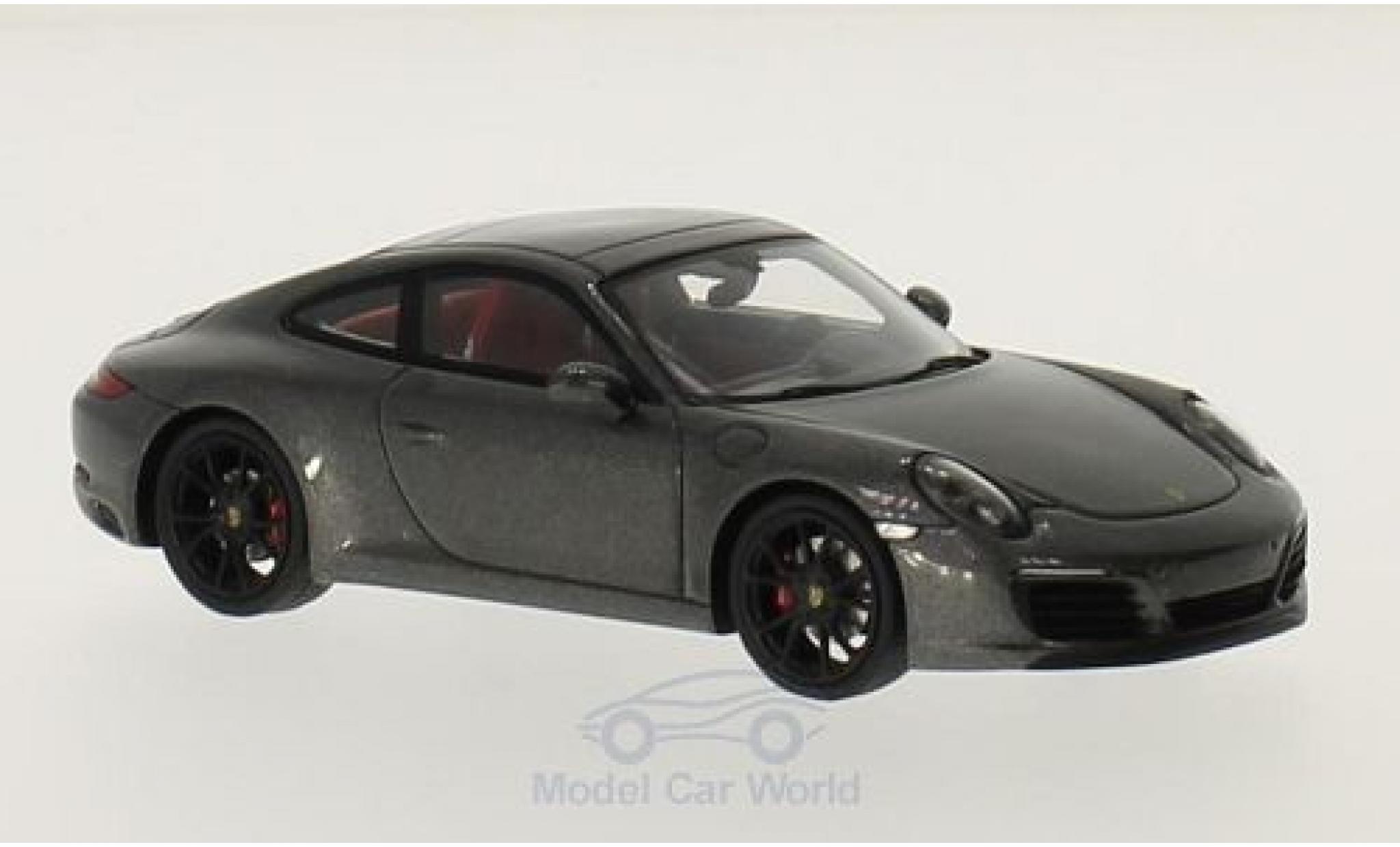 Porsche 991 S 1/43 Spark 911 () Carrera S metallic grijs 2016 modelauto