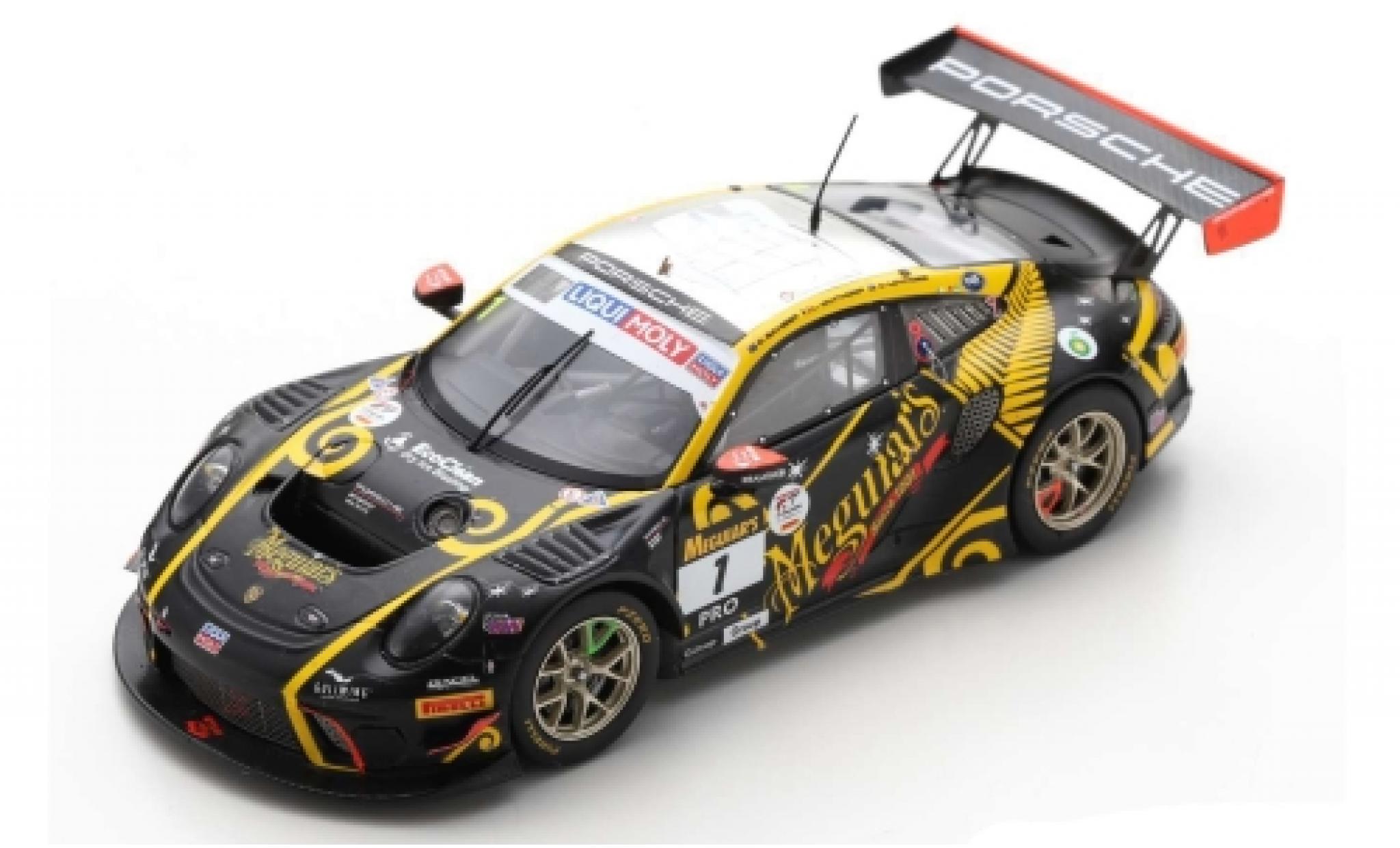 Porsche 992 GT3 R 1/43 Spark 911 (991) GT3 R No.1 EBM Meguiars 12h Bathurst 2020 E.Bamber/L.Vanthoor/C.Lowndes modelauto