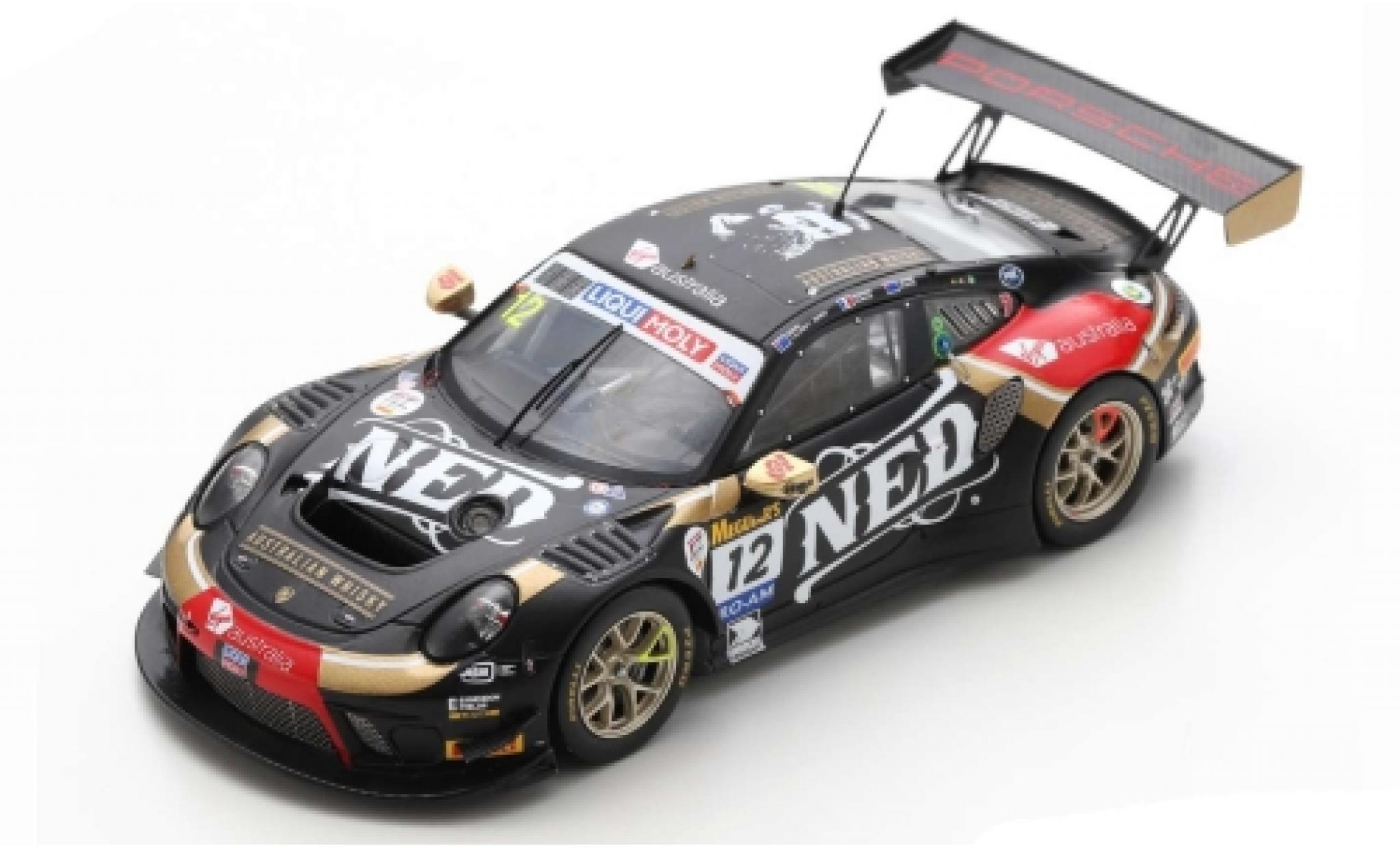 Porsche 992 GT3 R 1/43 Spark 911 (991) GT3 R No.12 NED Racing Team 12h Bathurst 2020 D.Calgroen-Jones/R.Dumas/J.Evans modelauto