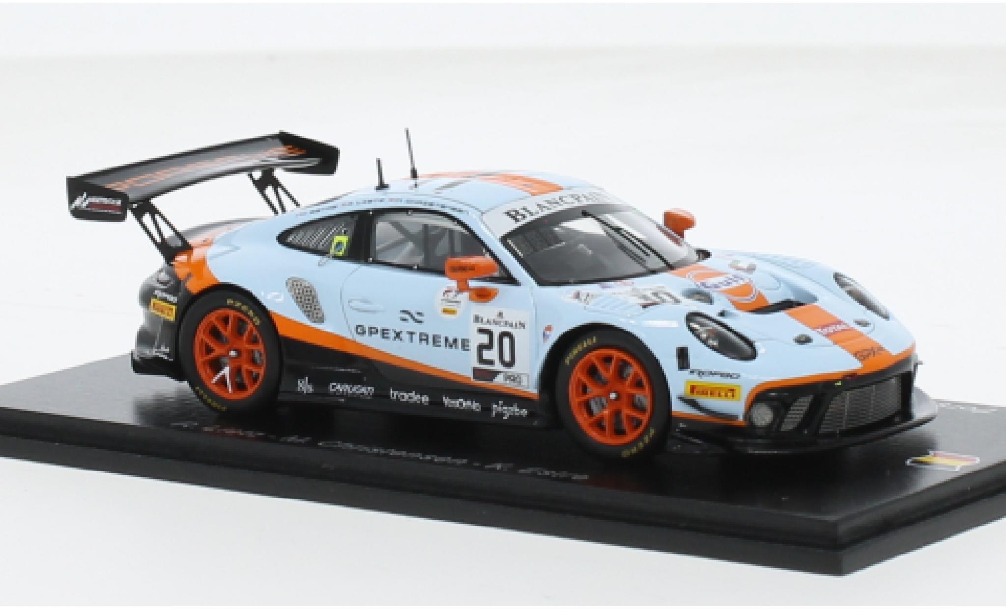 Porsche 992 GT3 R 1/43 Spark 911 (991) No.20 GPX Racing 24h Spa 2019 1:43 modelauto