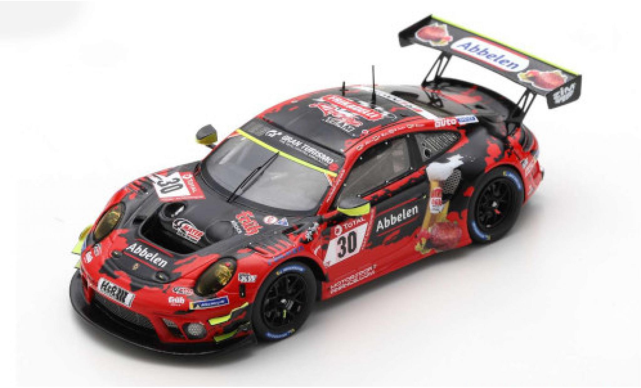 Porsche 992 GT3 R 1/43 Spark 911 (991) GT3 R No.30 Frikadelli Racing Team 24h N&uuml;rburgring 2020 K.Abbelen/N.Siedler/A.M&uuml;ller/R.Renauer modelauto