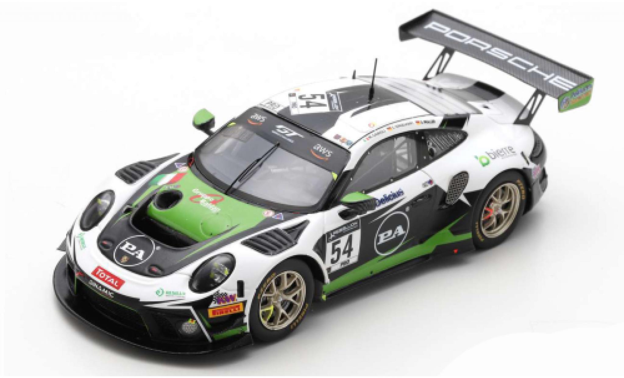 Porsche 992 GT3 R 1/43 Spark 911 (991) GT3 R No.54 Dinamic Motorsport 24h Spa 2020 S.M&uuml;ller/C.Engelhart/M.Cairoli modelauto