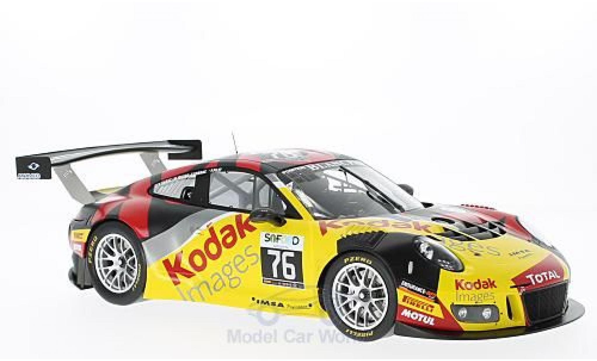 Porsche 991 GT3 R 1/18 Spark 911 () GT3 R No.76 IMSA Performance Kodak 24h Spa 2016 P.Pilet/M.Jousse/R.Narac/T.Cornac modelauto