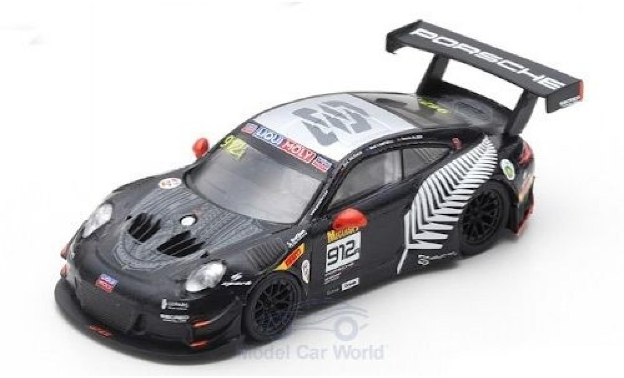 Porsche 992 GT3 R 1/64 Spark 911 (991) GT3 R No.912 EBM 12h Bathurst 2019 D.Werner/D.Olsen/M.Campbell modelauto
