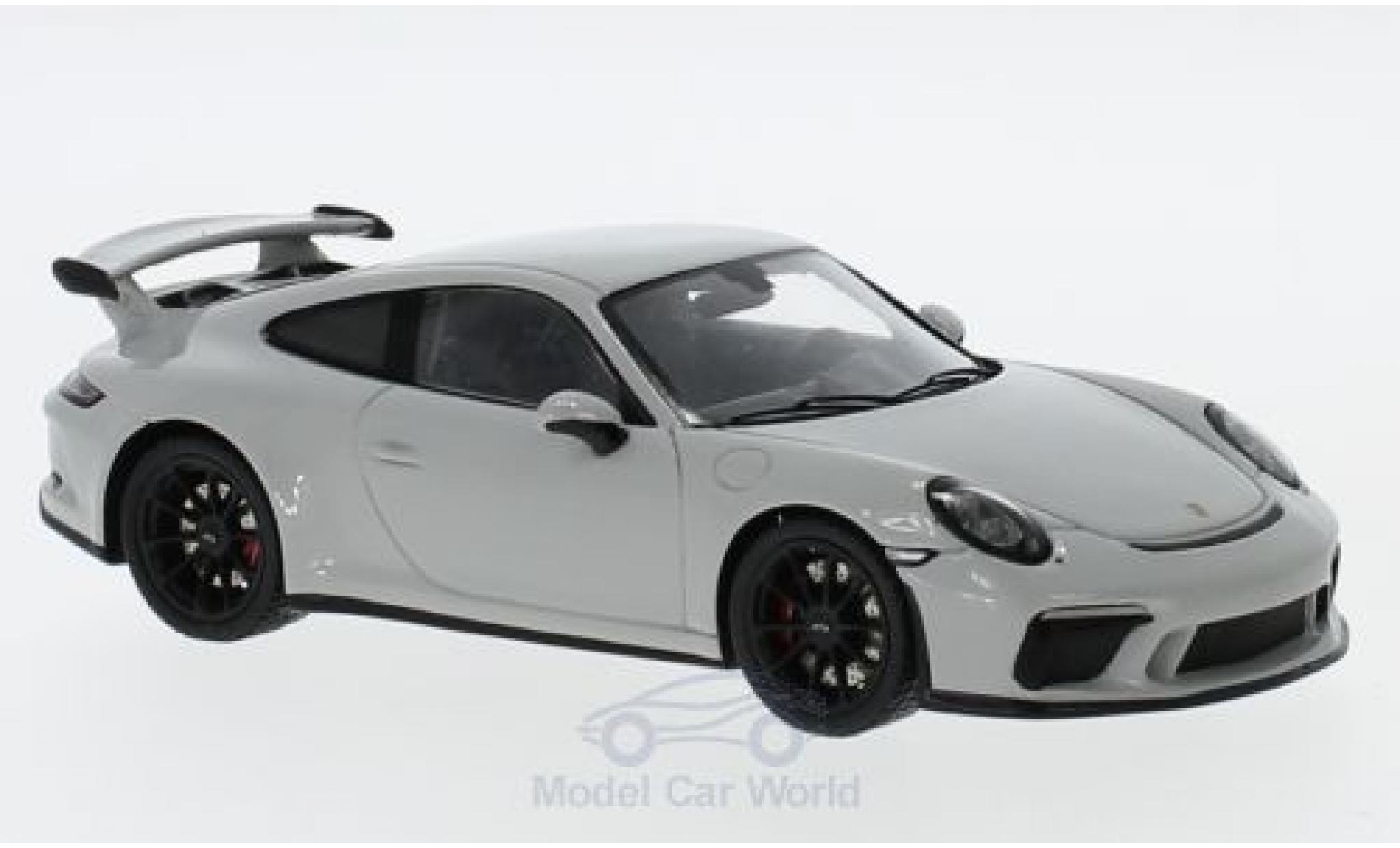 Porsche 991 GT3 1/43 Spark 911 ( II) GT3 grijs 2018 modelauto