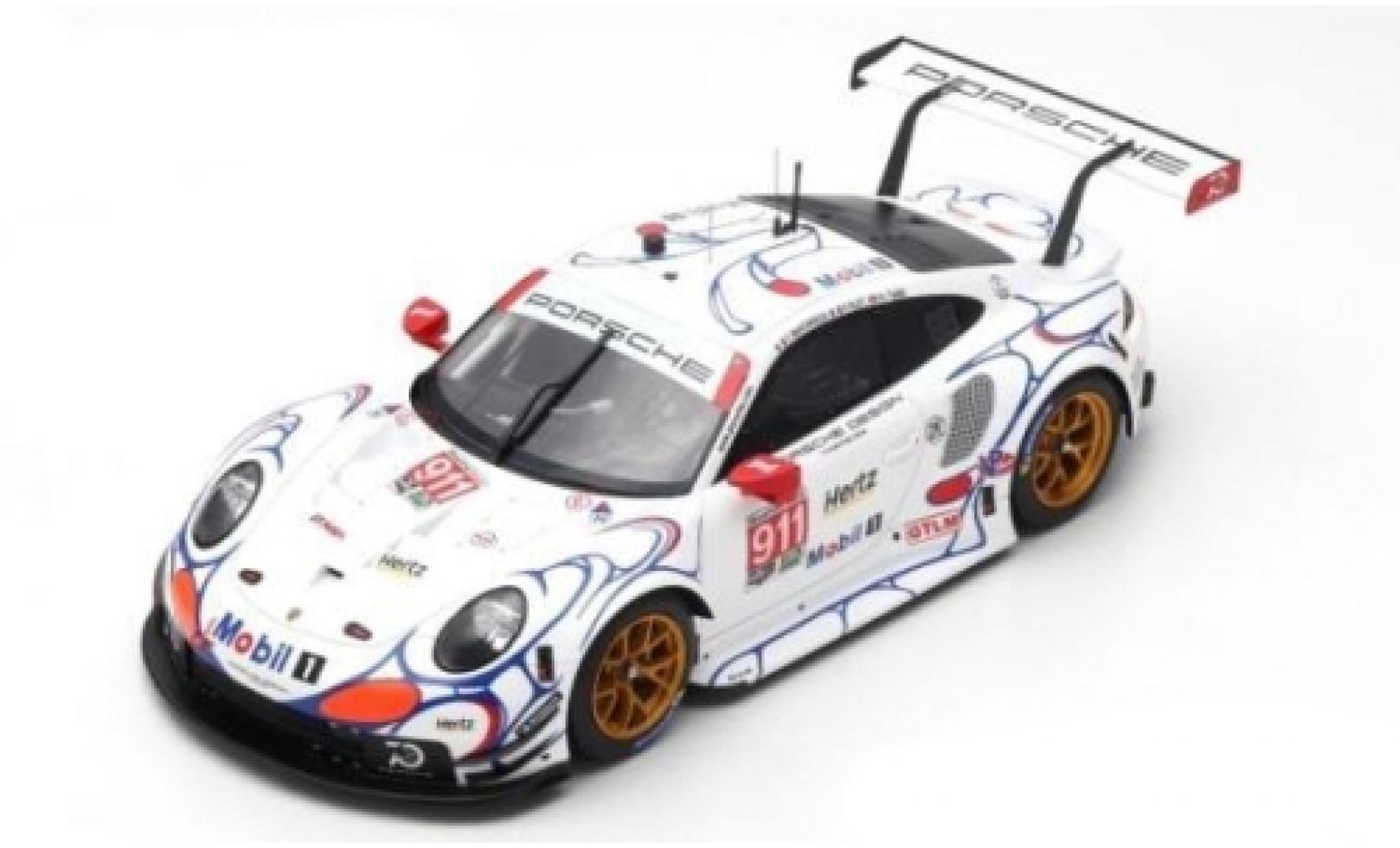 Porsche 991 RSR 1/64 Spark 911 () RSR No.911 GT Team Petit Le Mans 2018 P.Pilet/N.Tandy/F.Makowiecki modelauto
