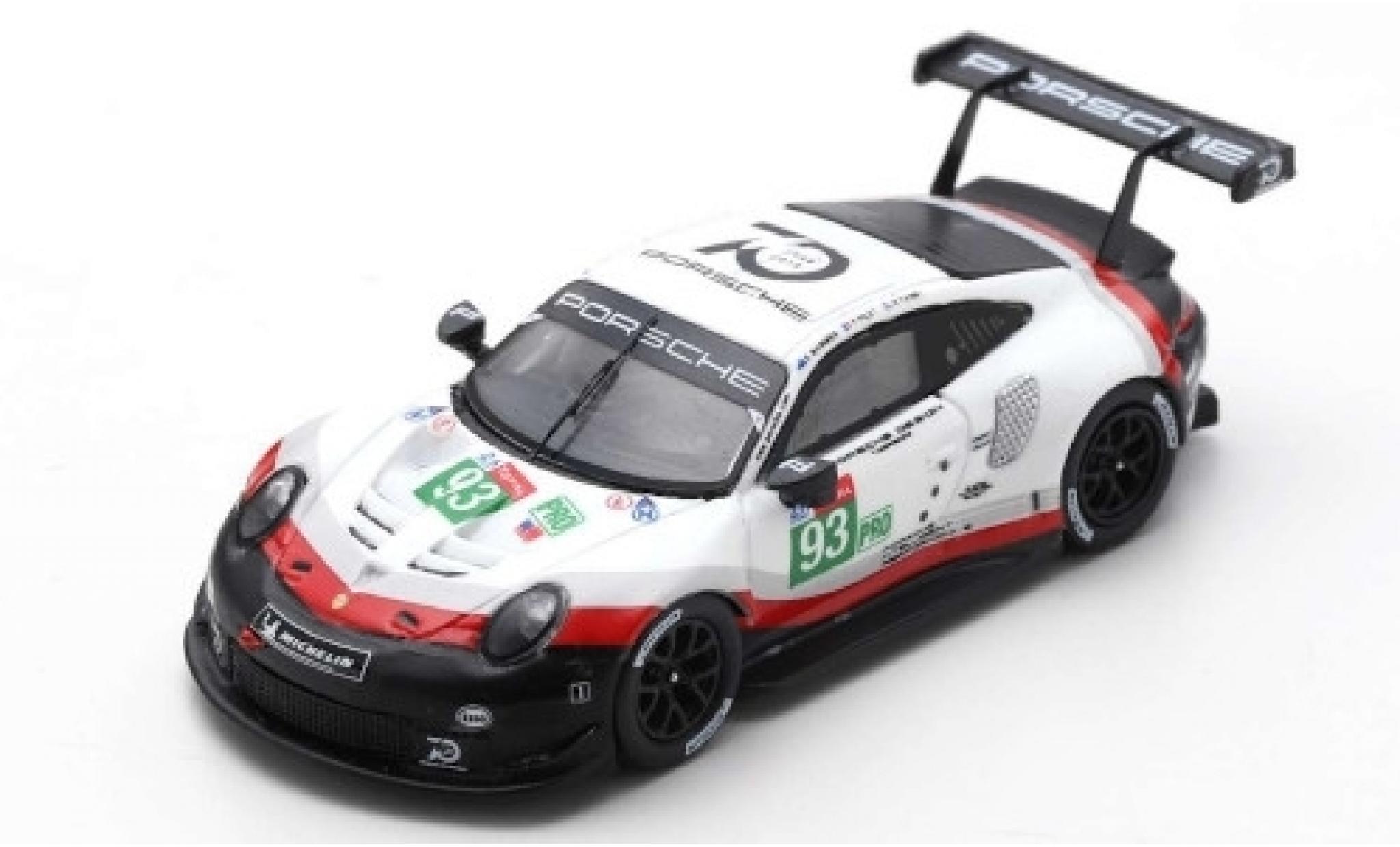 Porsche 991 RSR 1/64 Spark 911 () RSR No.93 GT Team 24h Le Mans 2018 P.Pilet/N.Tandy/E.Bamber modelauto
