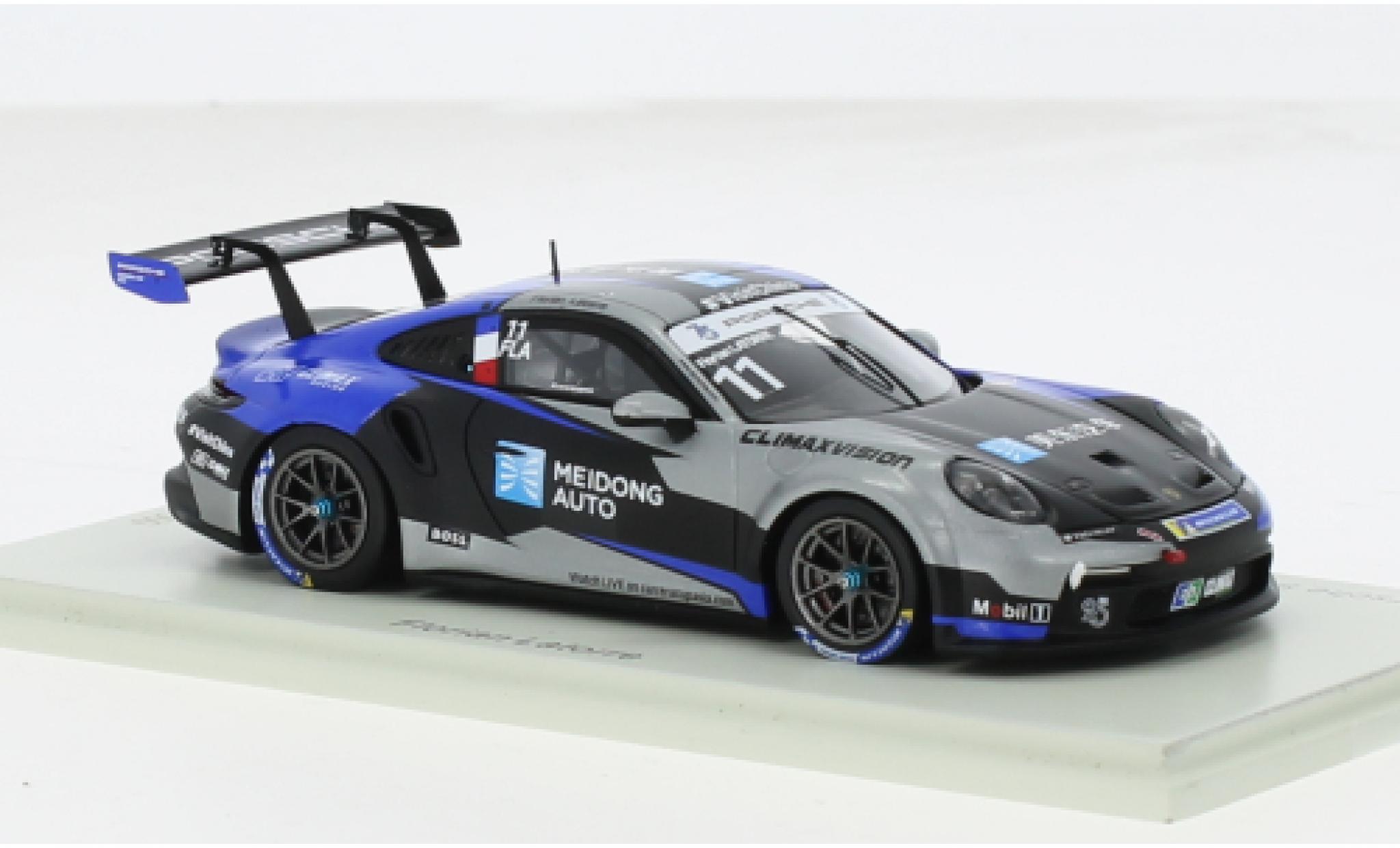 Porsche 992 GT3 1/43 Spark 911  Cup No.11 Carrera Cup Asien 2023 1:43 modelauto