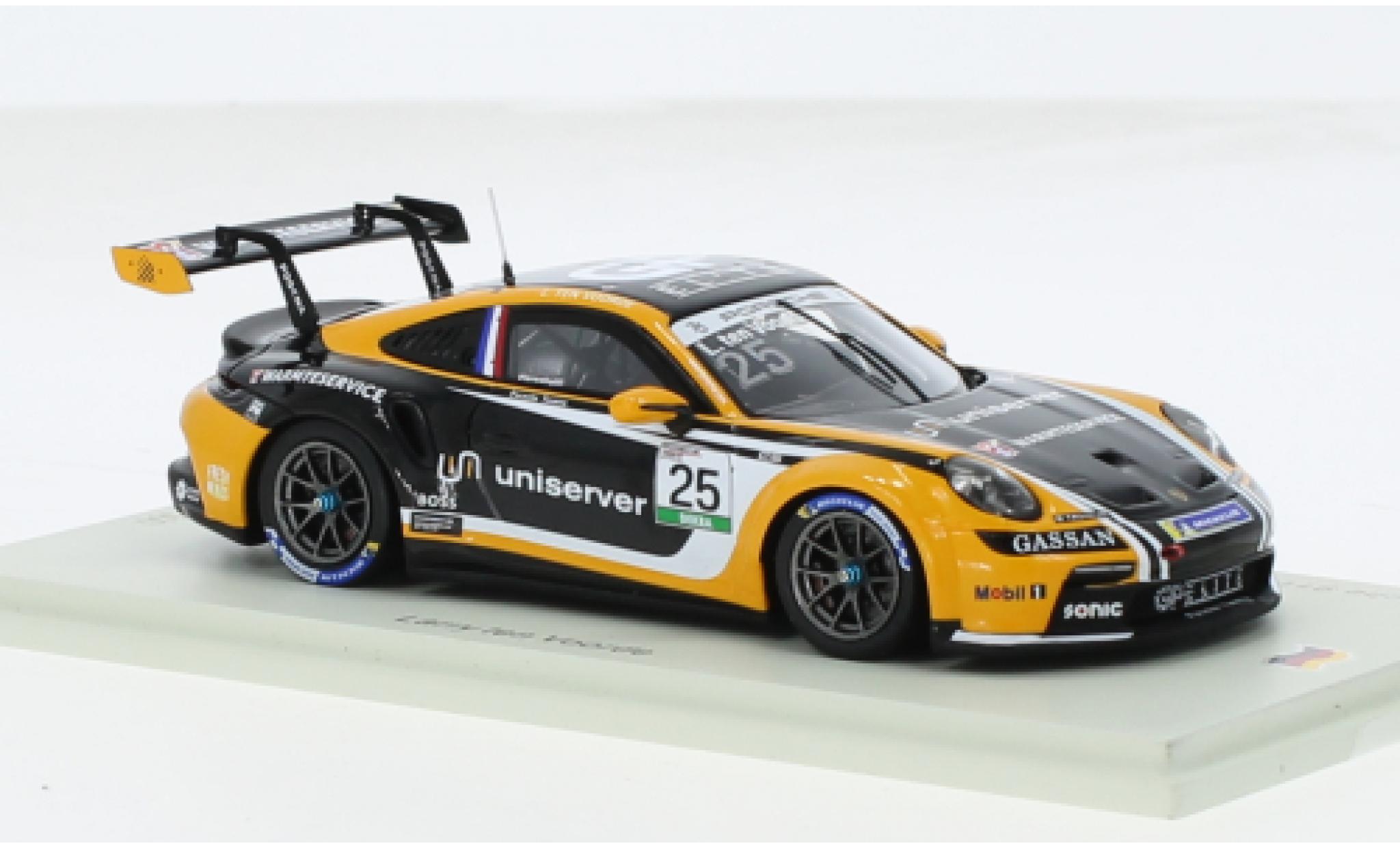 Porsche 992 GT3 1/43 Spark 911  Cup No.25 Carrera Cup Deutschland 2023 1:43 modelauto