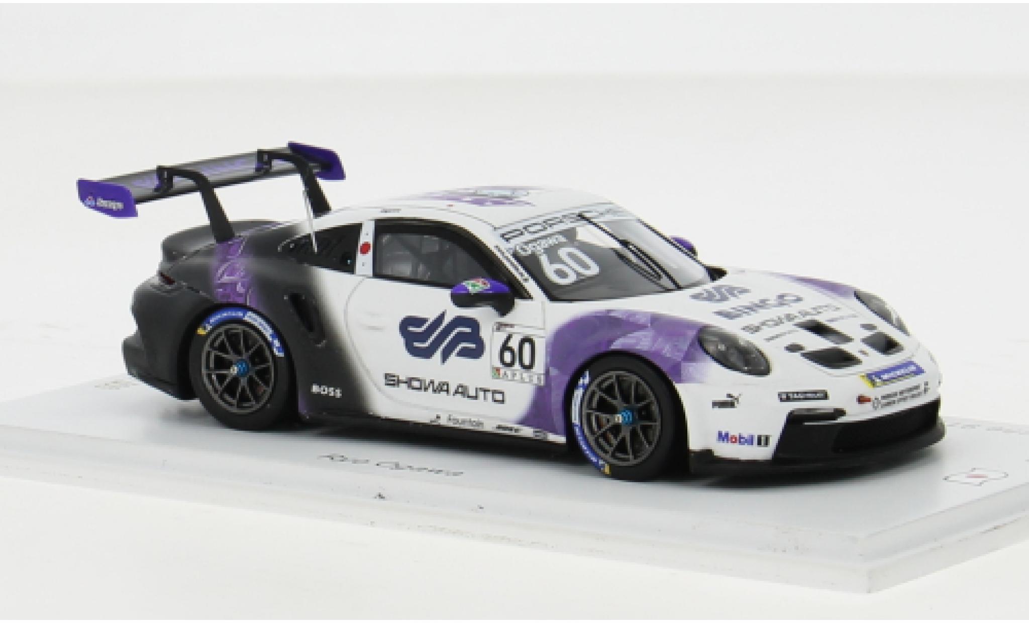 Porsche 992 GT3 1/43 Spark 911  Cup No.60 Carrera Cup Japan 2022 1:43 modelauto