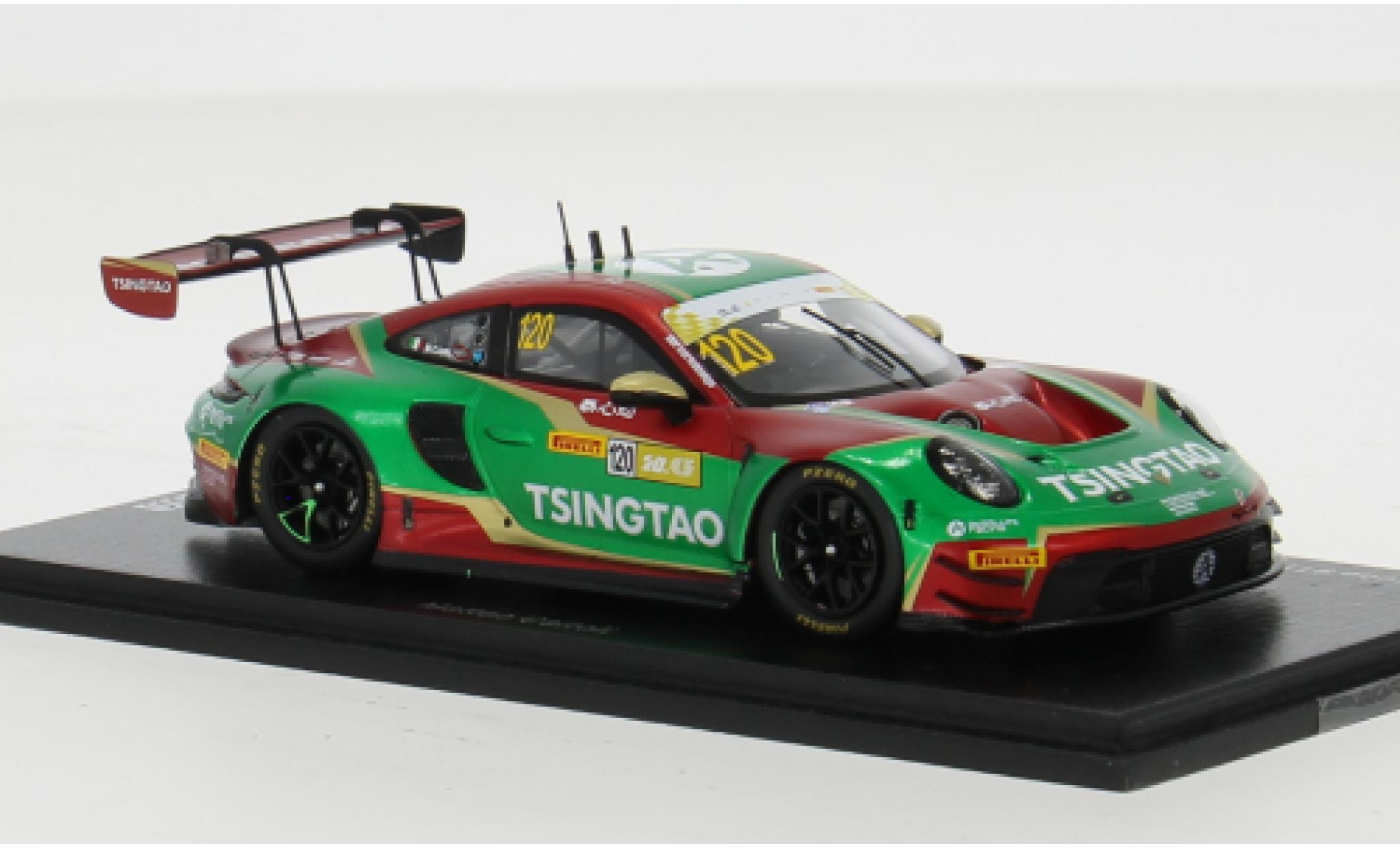 Porsche 992 GT3 R 1/43 Spark 911  No.120 Absolute Racing Fia GT World Cup Macau 2023 1:43 modelauto
