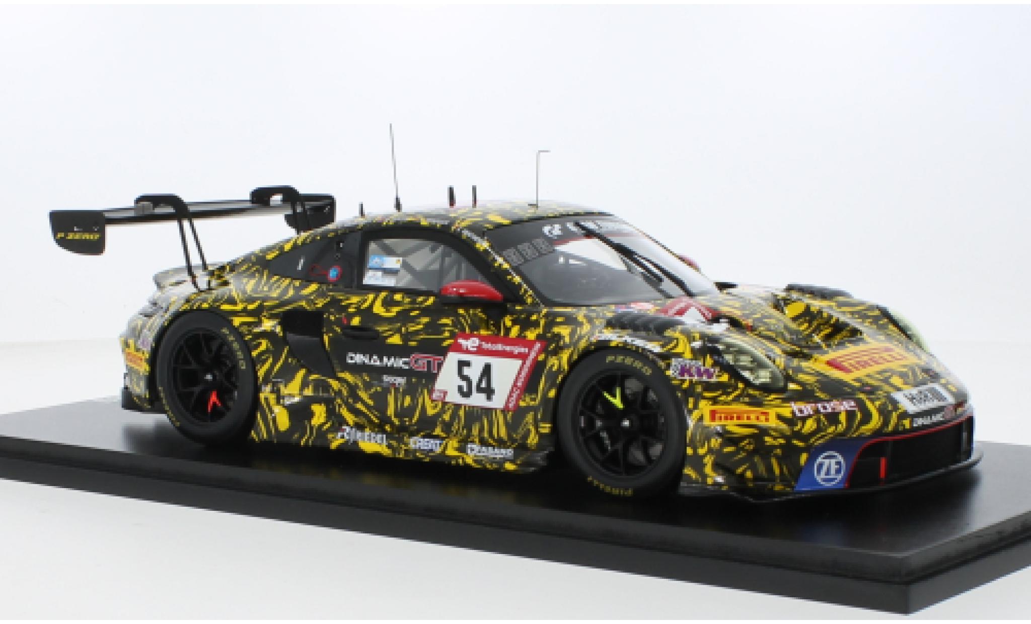 Porsche 992 GT3 R 1/18 Spark 911  No.54 Dinamic GT SRL 24h N&uuml;rburgring 2023 1:18 modelauto