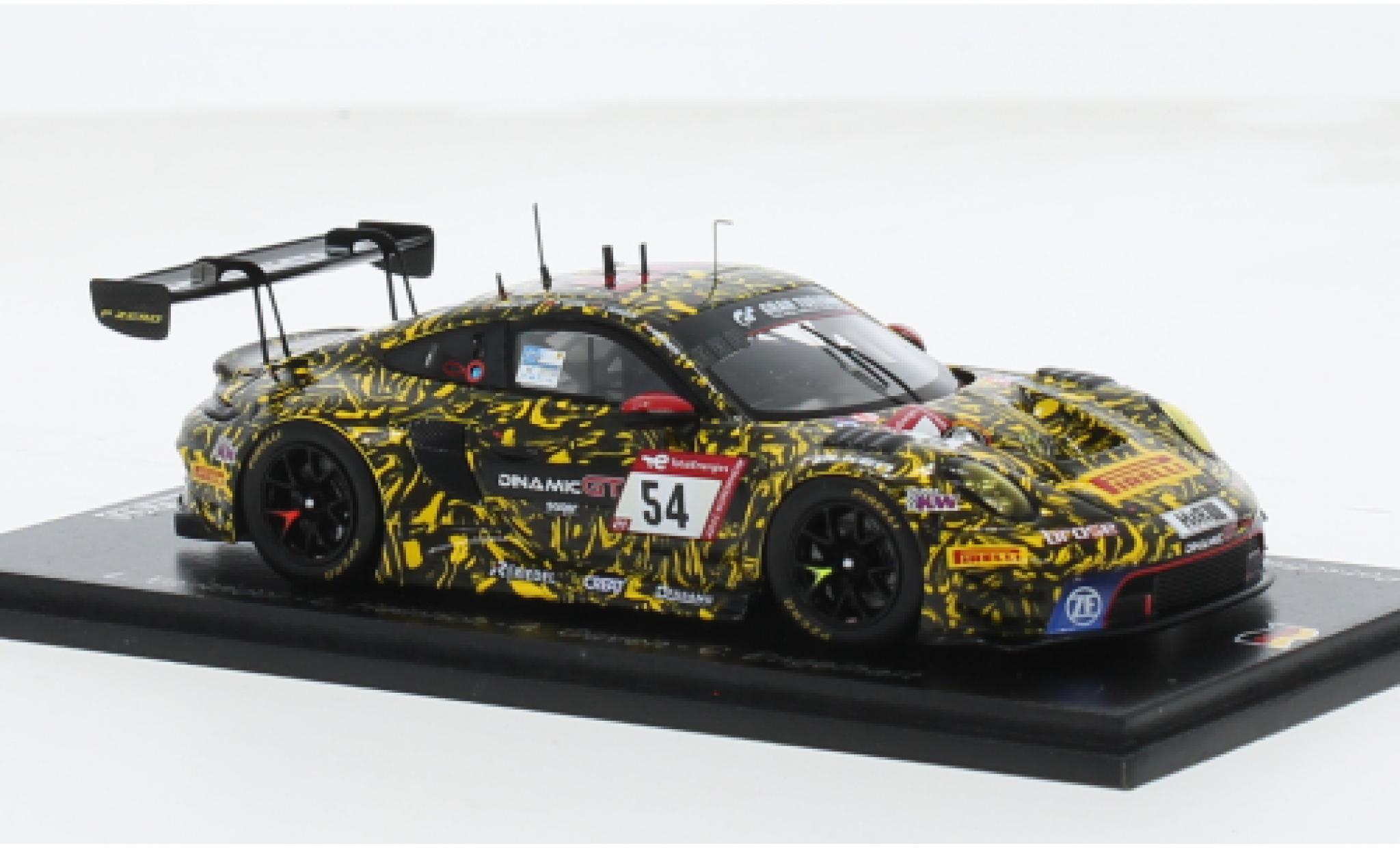 Porsche 992 GT3 R 1/43 Spark 911  No.54 Dinamic GT SRL 24h N&uuml;rburgring 2023 1:43 modelauto