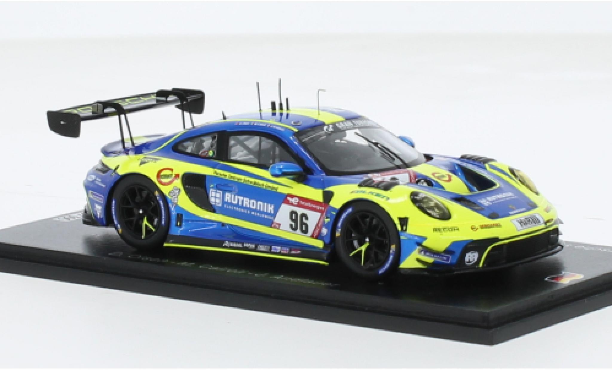 Porsche 992 GT3 R 1/43 Spark 911  No.96 Rutronik Racing 24h N&uuml;rburgring 2023 1:43 modelauto