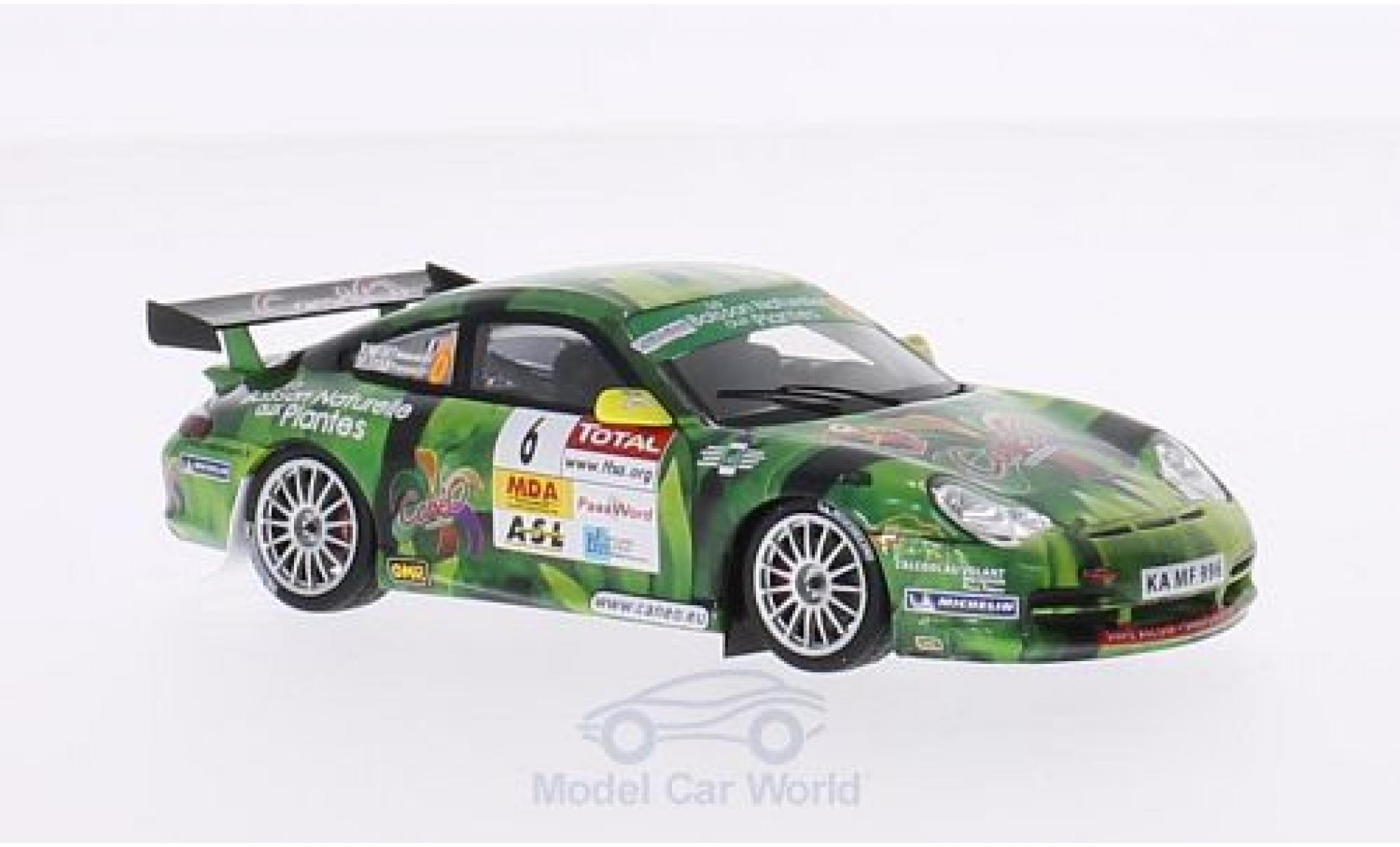 Porsche 997 GT3 RS 1/43 Spark 911 (996) GT3 RS No.6 CaneO Rallye Lyon-Charbonnieres 2007 F.Delecour/M.Ronfort modelauto