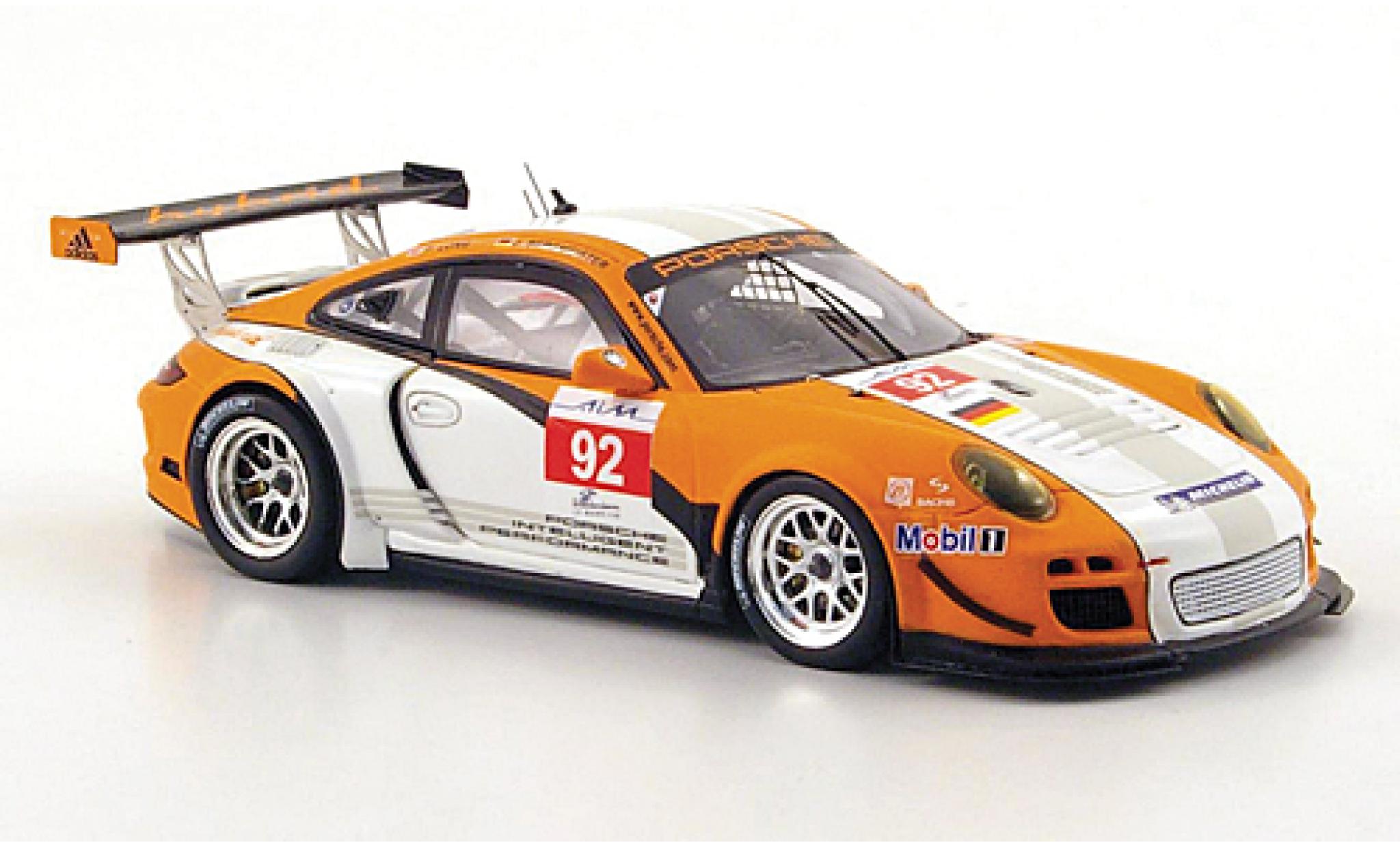 Porsche 997 GT3 1/43 Spark 911 () GT3 R hybrid No.92 ILMC 1000km Zhuhai 2010 J.Bergmeister modelauto