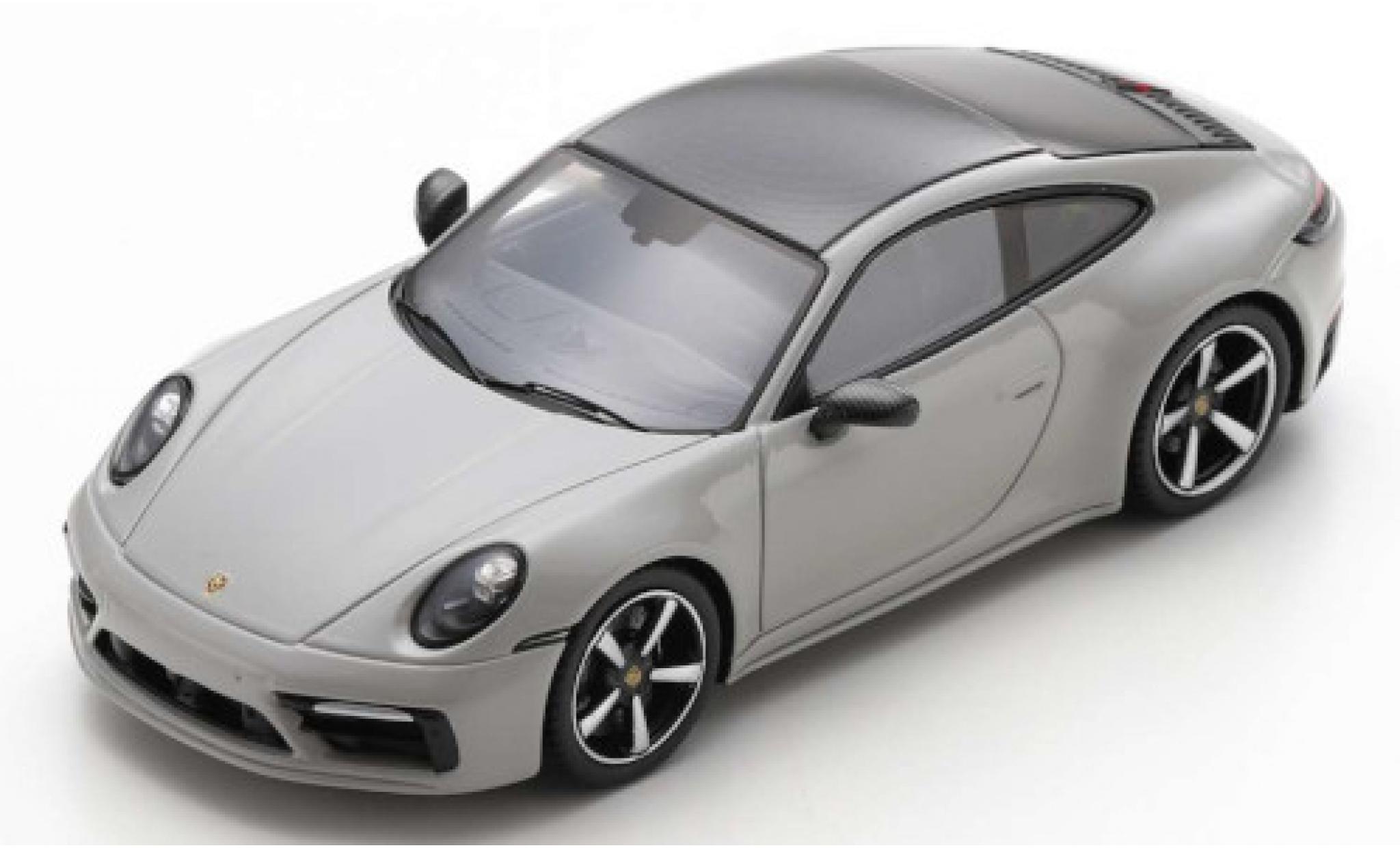 Porsche 992 4S 1/43 Spark 911 Carrera 4S () grijs 2019 modelauto