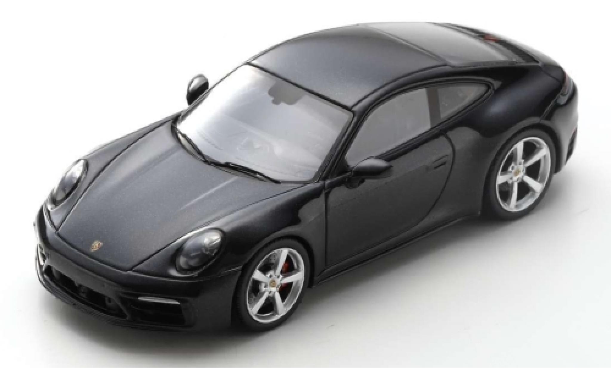 Porsche 992 4S 1/43 Spark 911 Carrera 4S () zwart 2019 modelauto